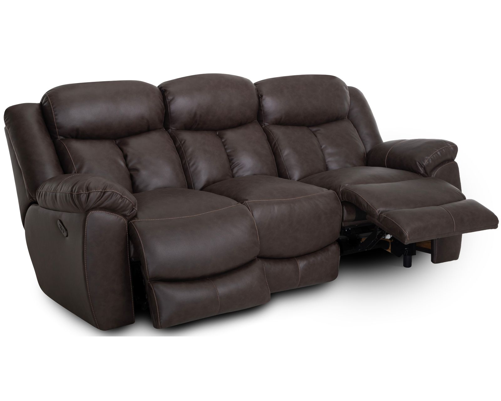 Warner 653 Reclining Sofa Coffee (90") - Image 4
