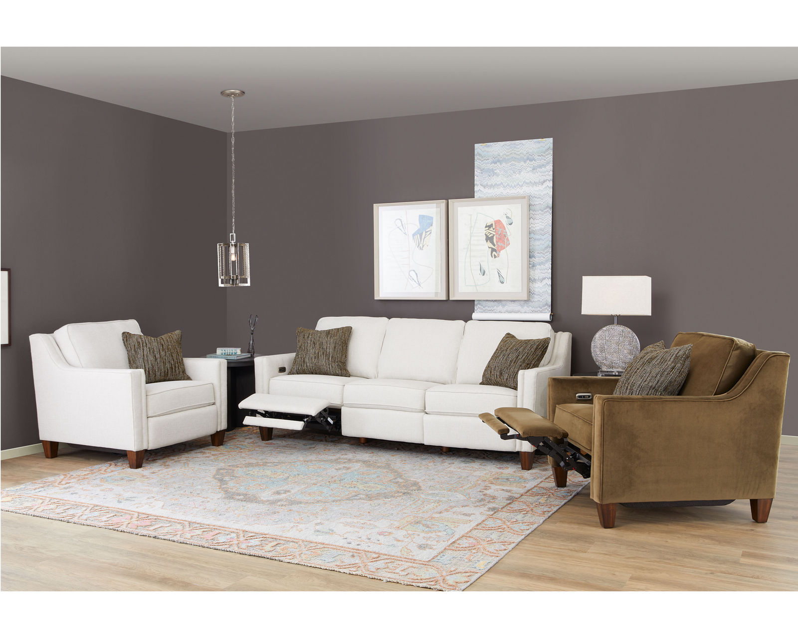 Finley 5010 Fabric Inclining Power Sofa 87" (+50 colors) - Image 16
