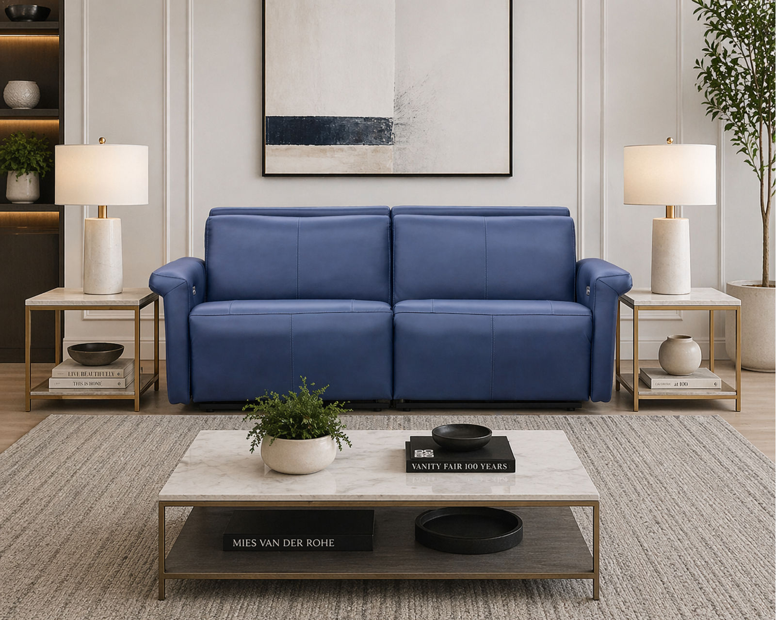 Penny Dual Power Reclining Sofa — Available in Standard & Wide Cushions, 140+ Leather Options, and 82", 85", or 114" Widths - Image 5