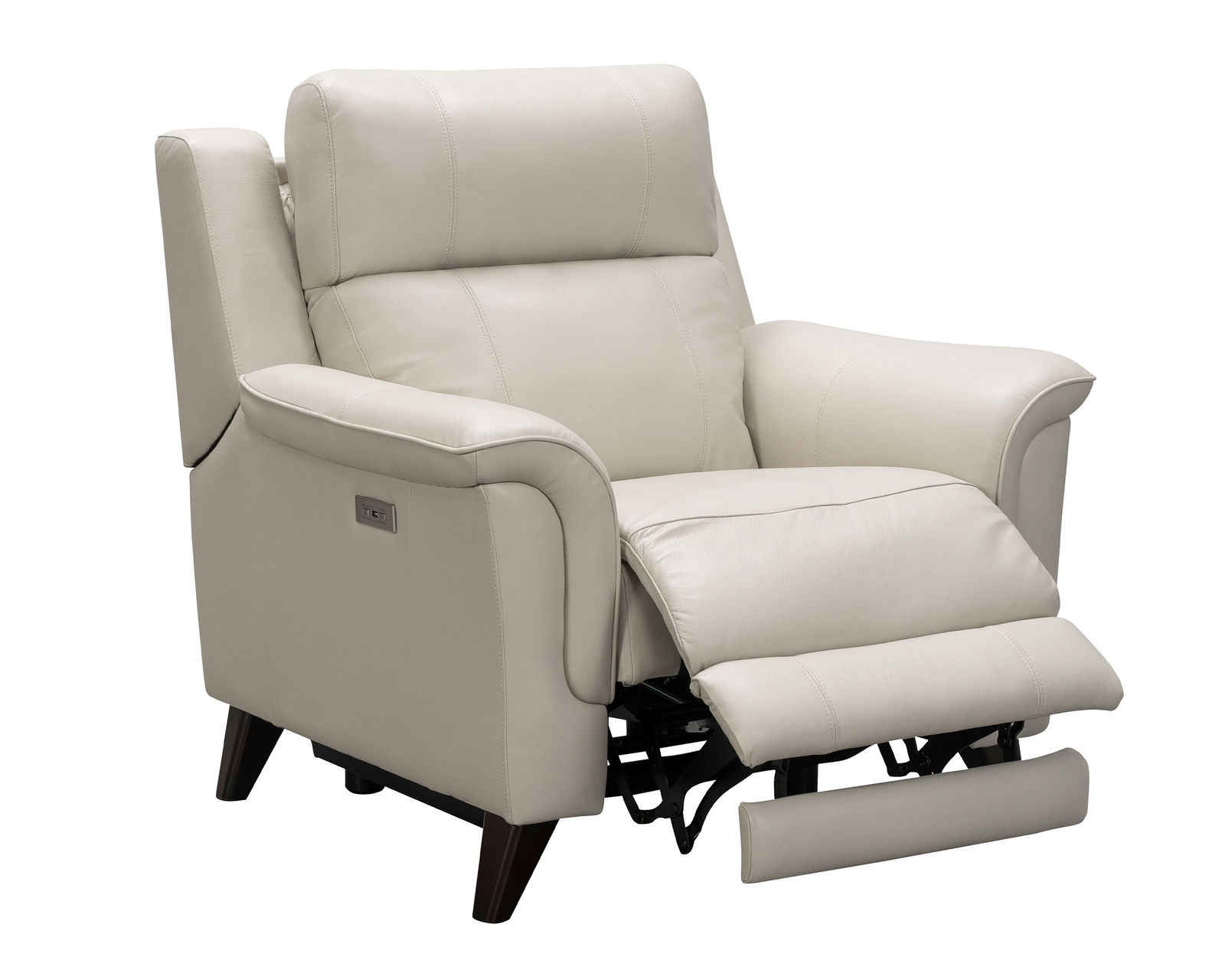 Kester Leather Power Headrest Power Reclining Sofa in Laurel Cream - Image 16