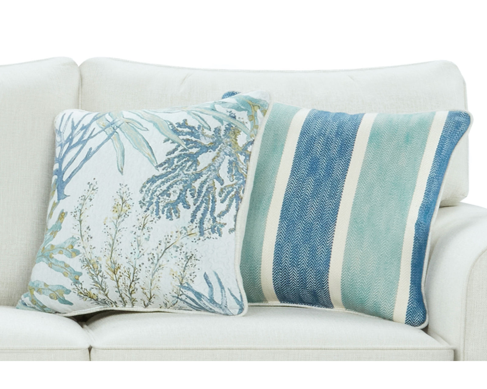 Grande Glacier 88" Sofa -1140 (includes pillows) Performance fabric (in stock) - Image 3