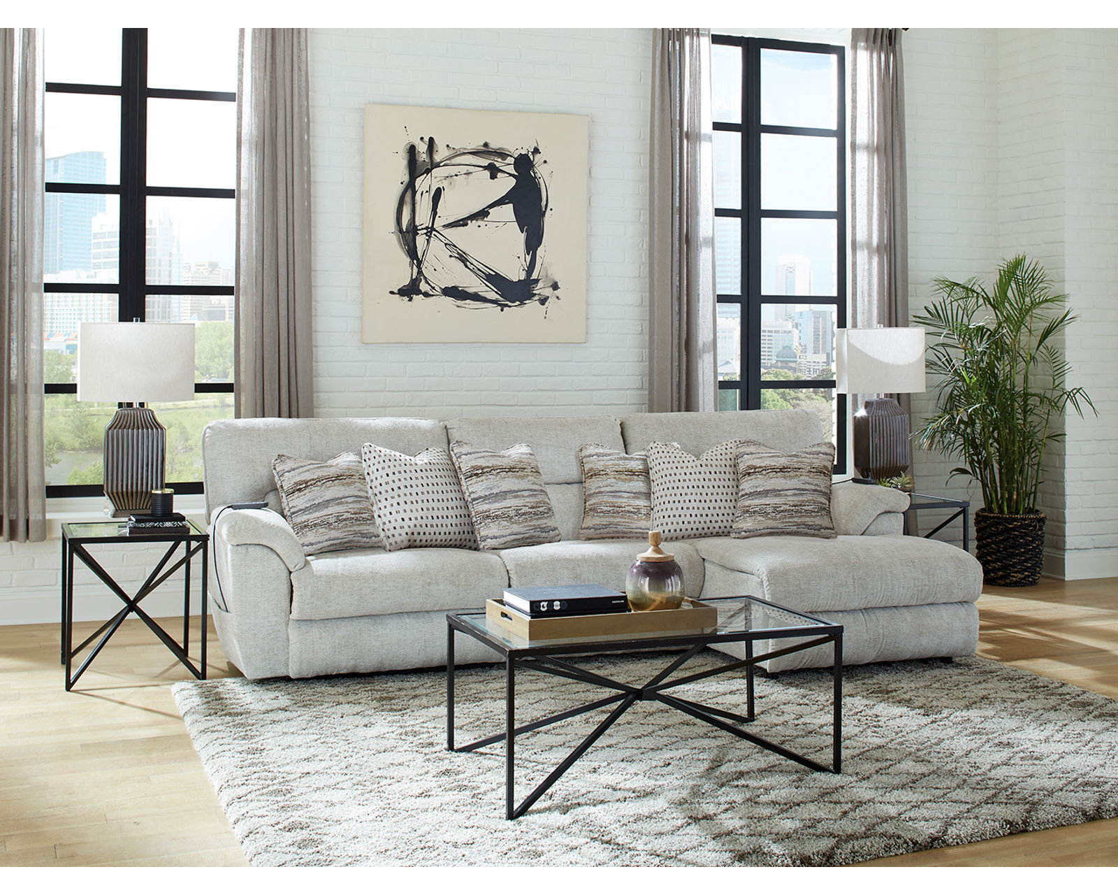 Escape Triple Power Modular Sectional with Advanced Air-Cell Massage and Heat (includes pillows) - Image 6