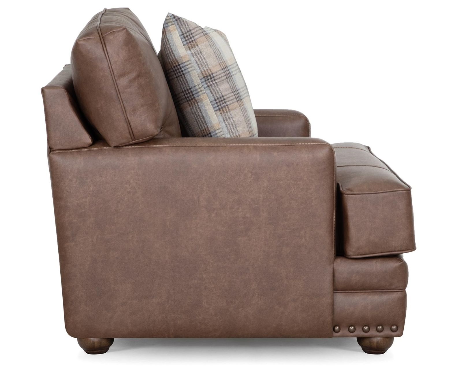Felix 100" Extra-Wide Sofa (Leather Character. Refined Comfort) - Image 5