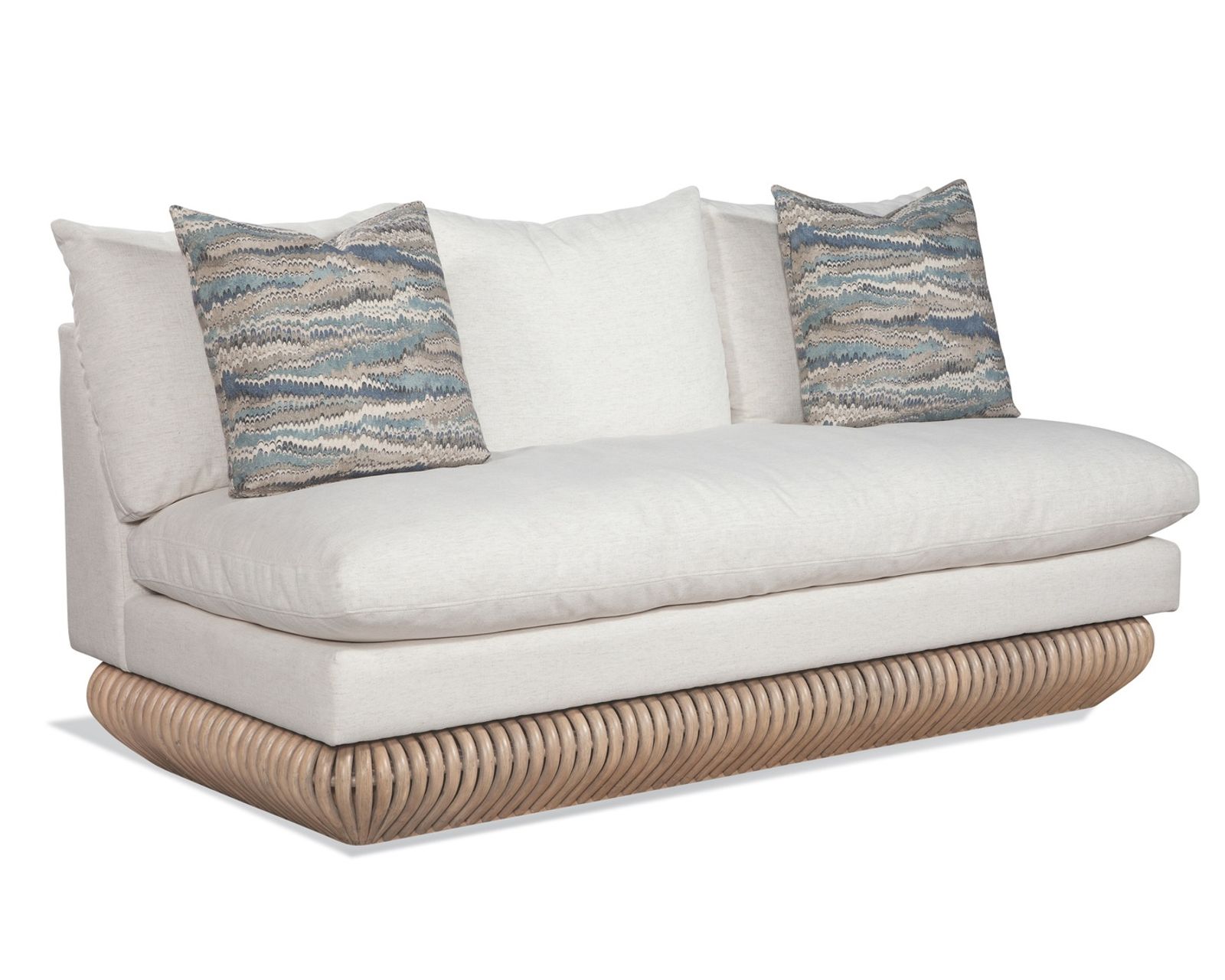 Tulum 72" Armless Sofa (+28 finishes +69 fabrics)