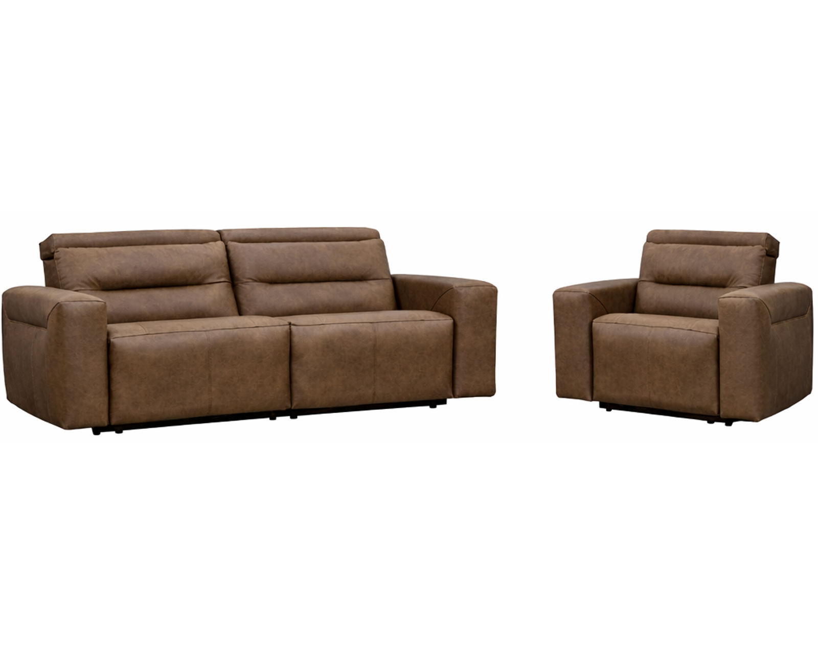 Hudson Dual Power Reclining Sofa — Available in Standard & Wide Cushions, 140+ Leather Options, and 82", 85", or 114" Widths - Image 9