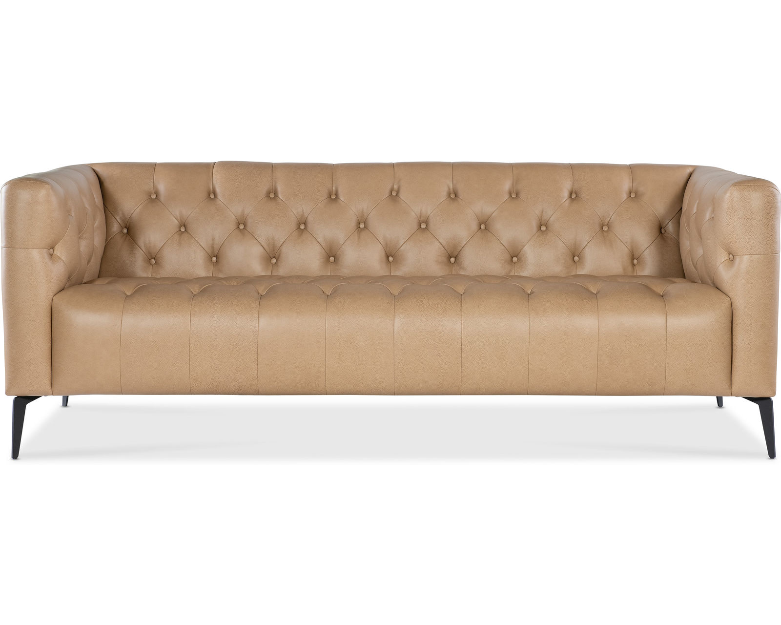 Nicolla Leather Sofa Stone 84" (In stock) - Image 2