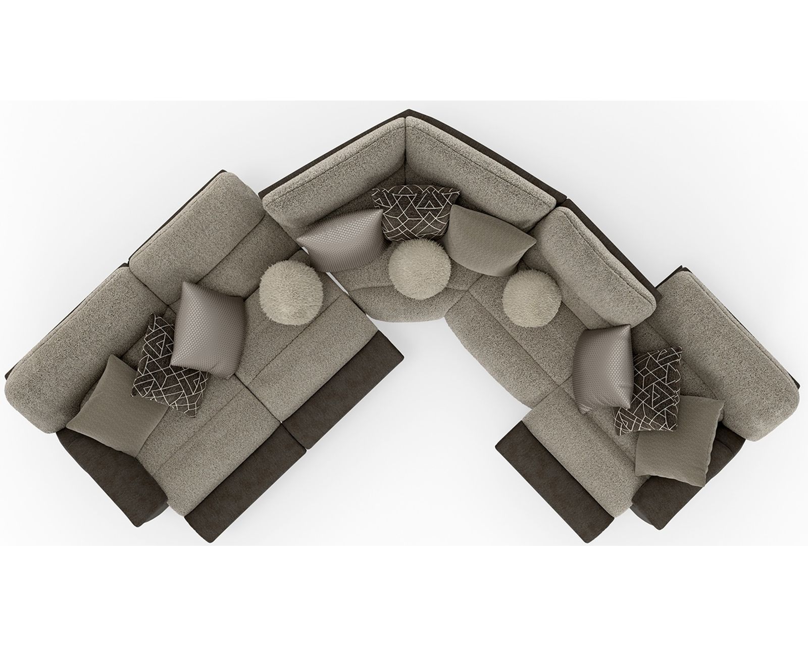 Rendezvous Deep Seat Modular Power Reclining Sectional (includes pillows) 400 lb. weight capacity - Image 15