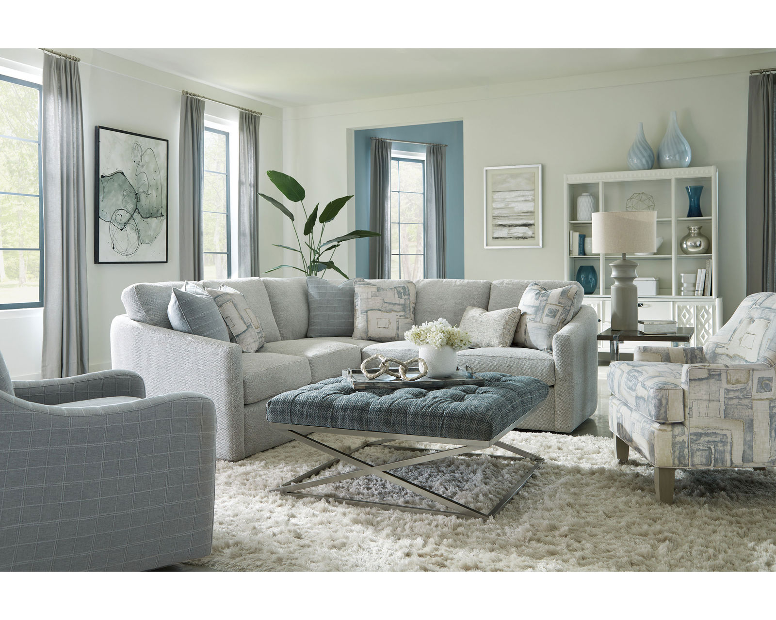 Jade Stationary Sectional (Performance fabrics) - Image 10