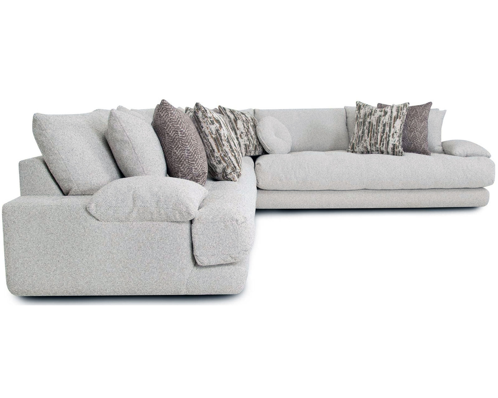Jade 831 Three Piece Sectional with USB Charging Ports (Cloud Like Comfort) - Image 4