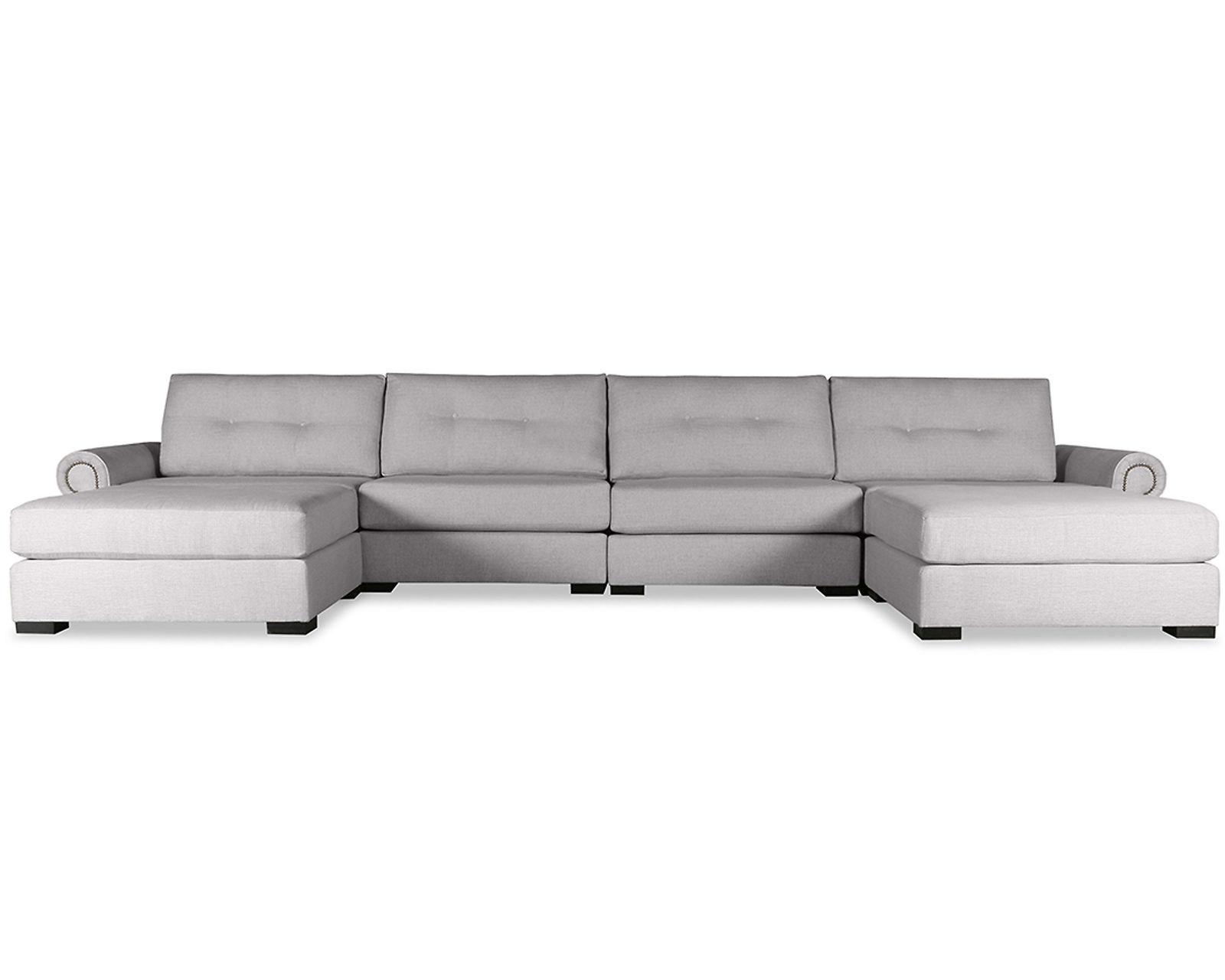Sylviane Buttoned 6 Pieces Modular Sectional (Choice of Colors) - Image 2