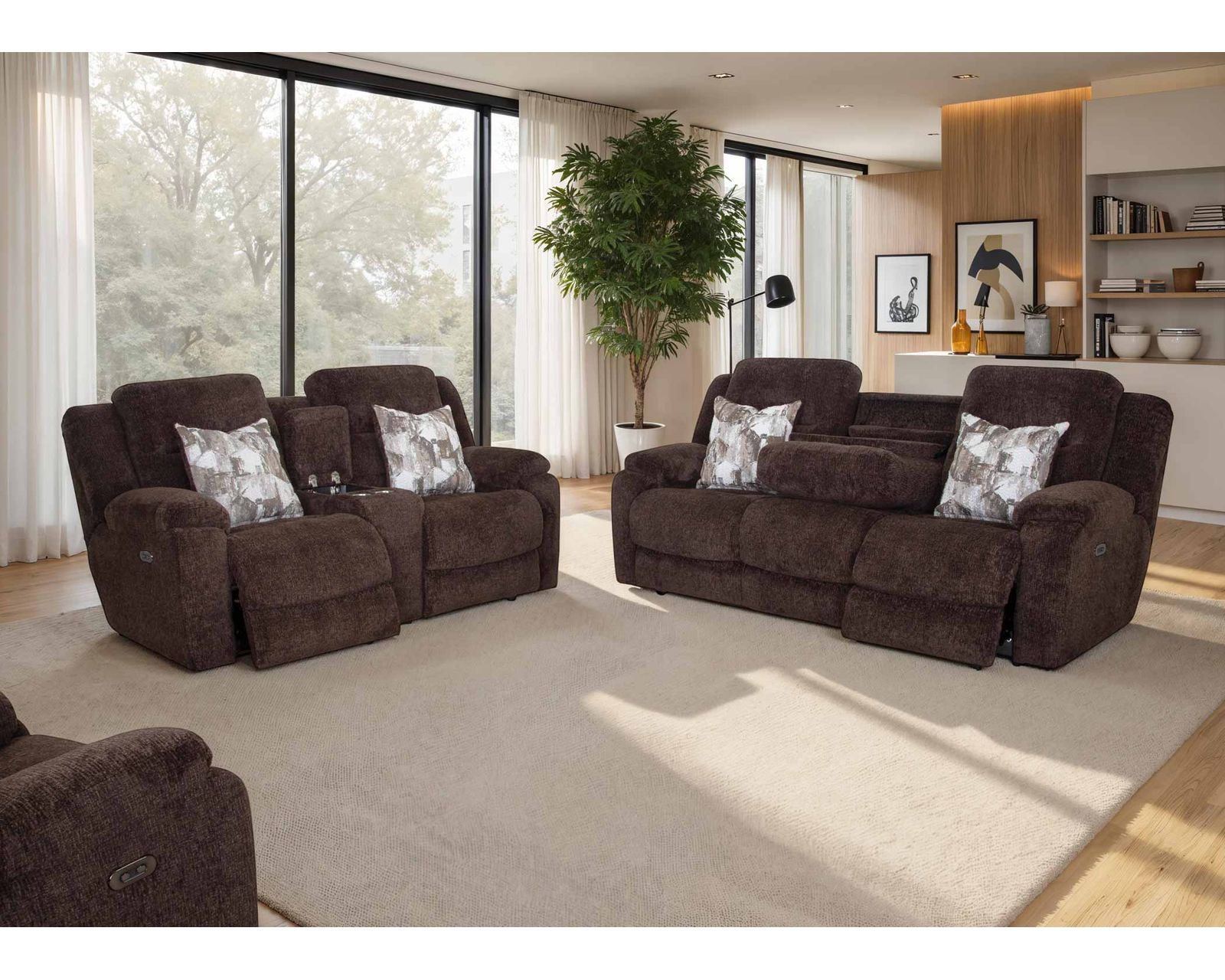 Heston 90" Reclining Sofa with Drop-Down Table & Cupholders (Plush Comfort. Smart Convenience. Designed Around the Way You Relax) - Image 16