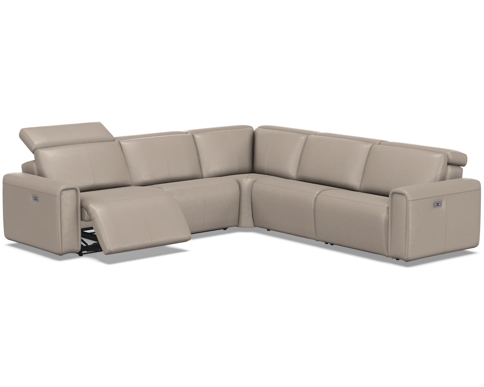 Nya 3099 Power Headrest Power Reclining Sectional (standard and wide seat widths) +140 leathers
