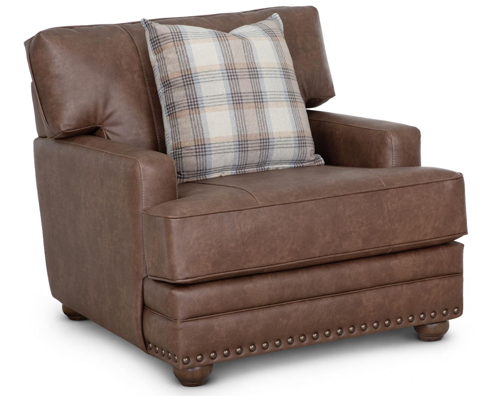 Felix 100" Extra-Wide Sofa (Leather Character. Refined Comfort) - Image 18