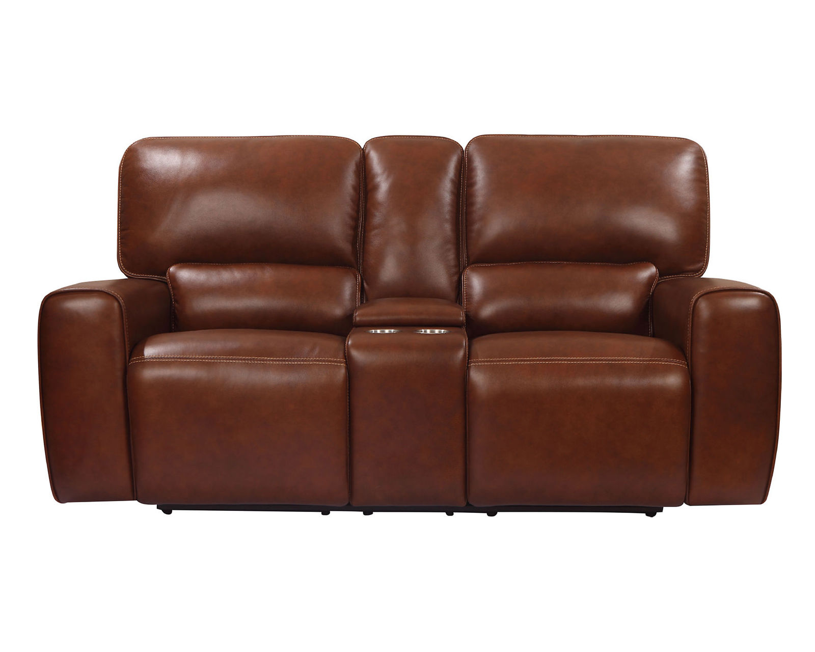 Broadway Leather Power Headrest Power Reclining Sofa - Image 4