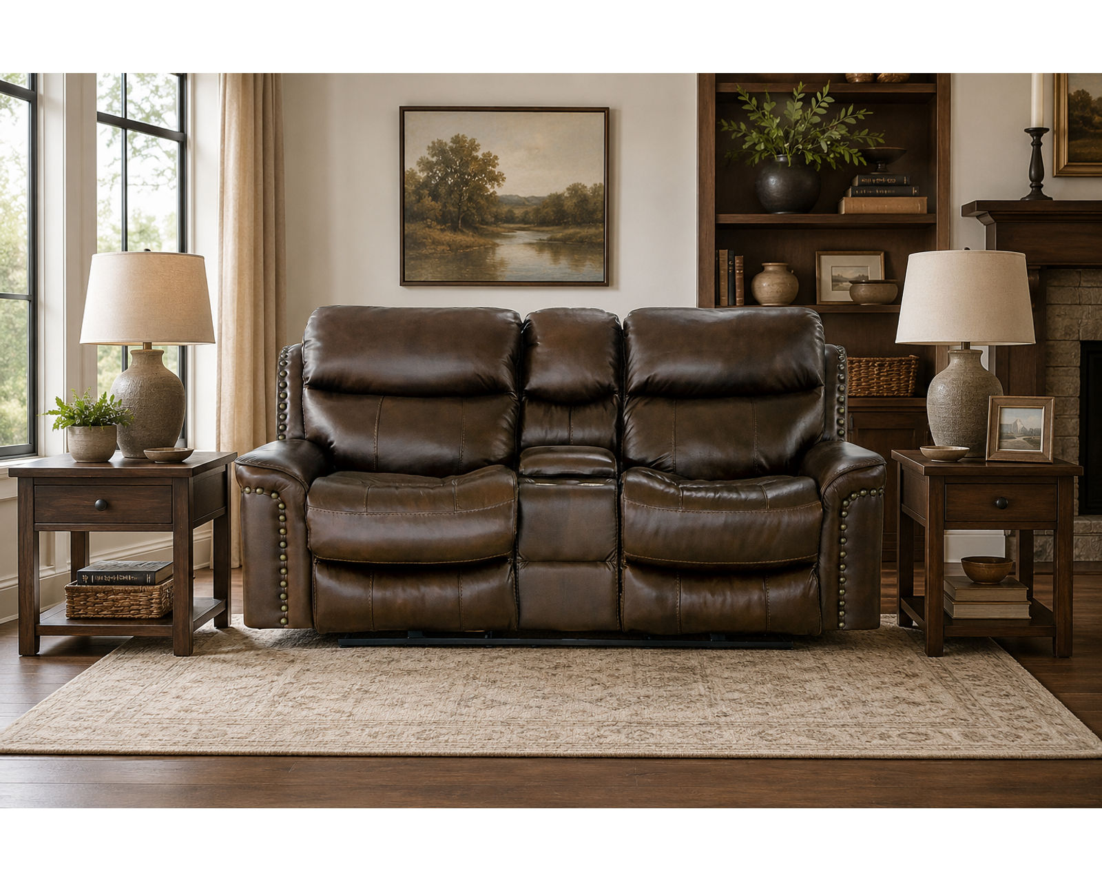Ceretti Leather Power Reclining Sofa (87") - Image 21