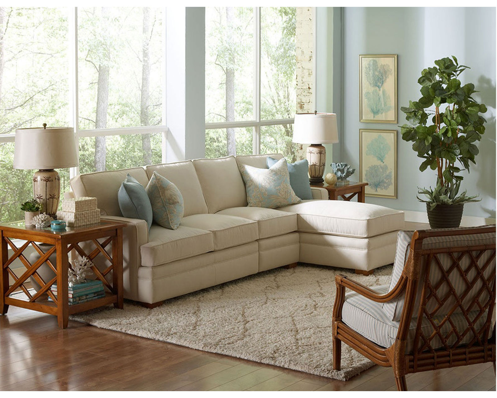 Bradbury 6312 Stationary Sectional (Fabric choices) - Image 2