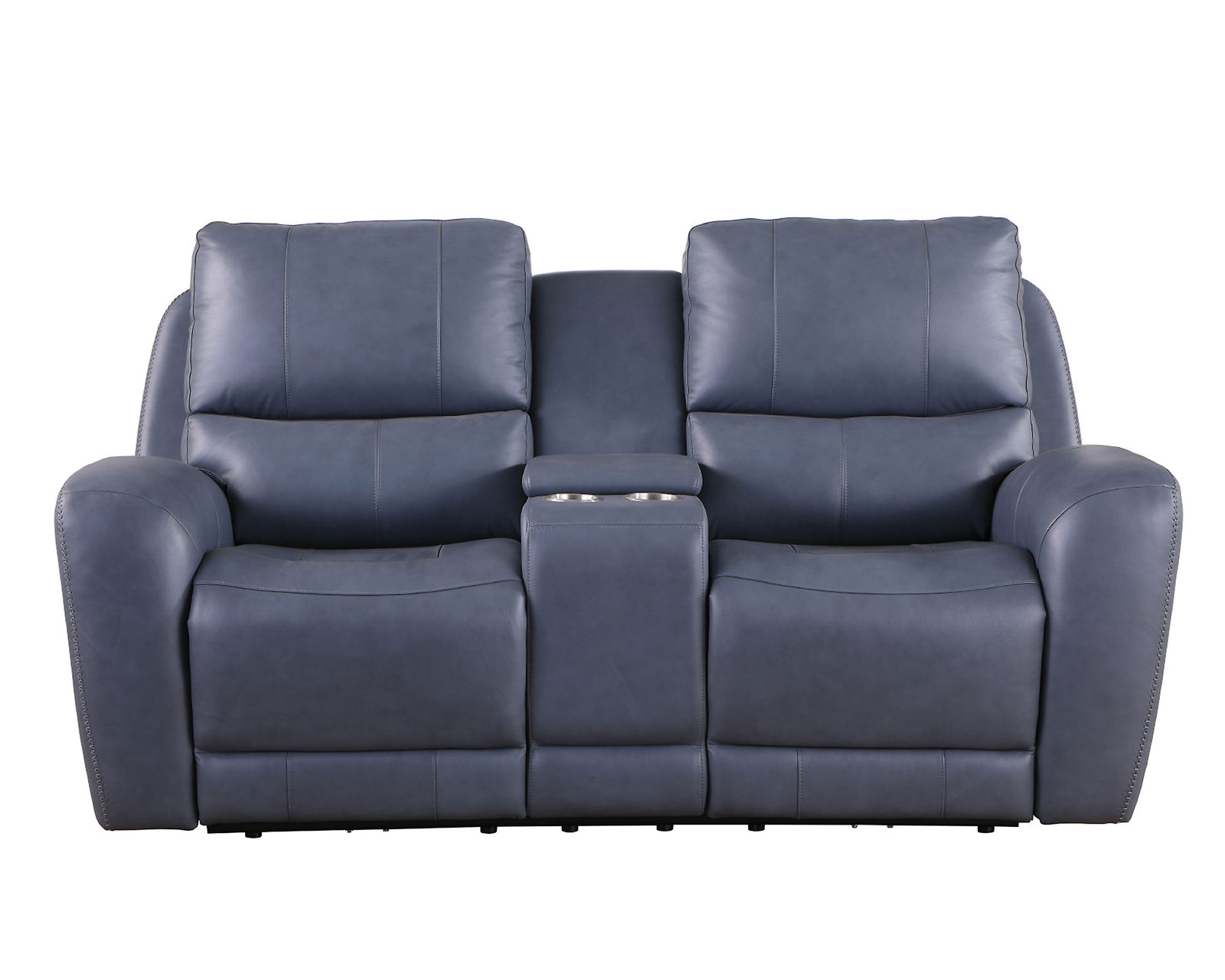 Bel Air Leather Power Headrest Power Reclining Sofa - Image 6