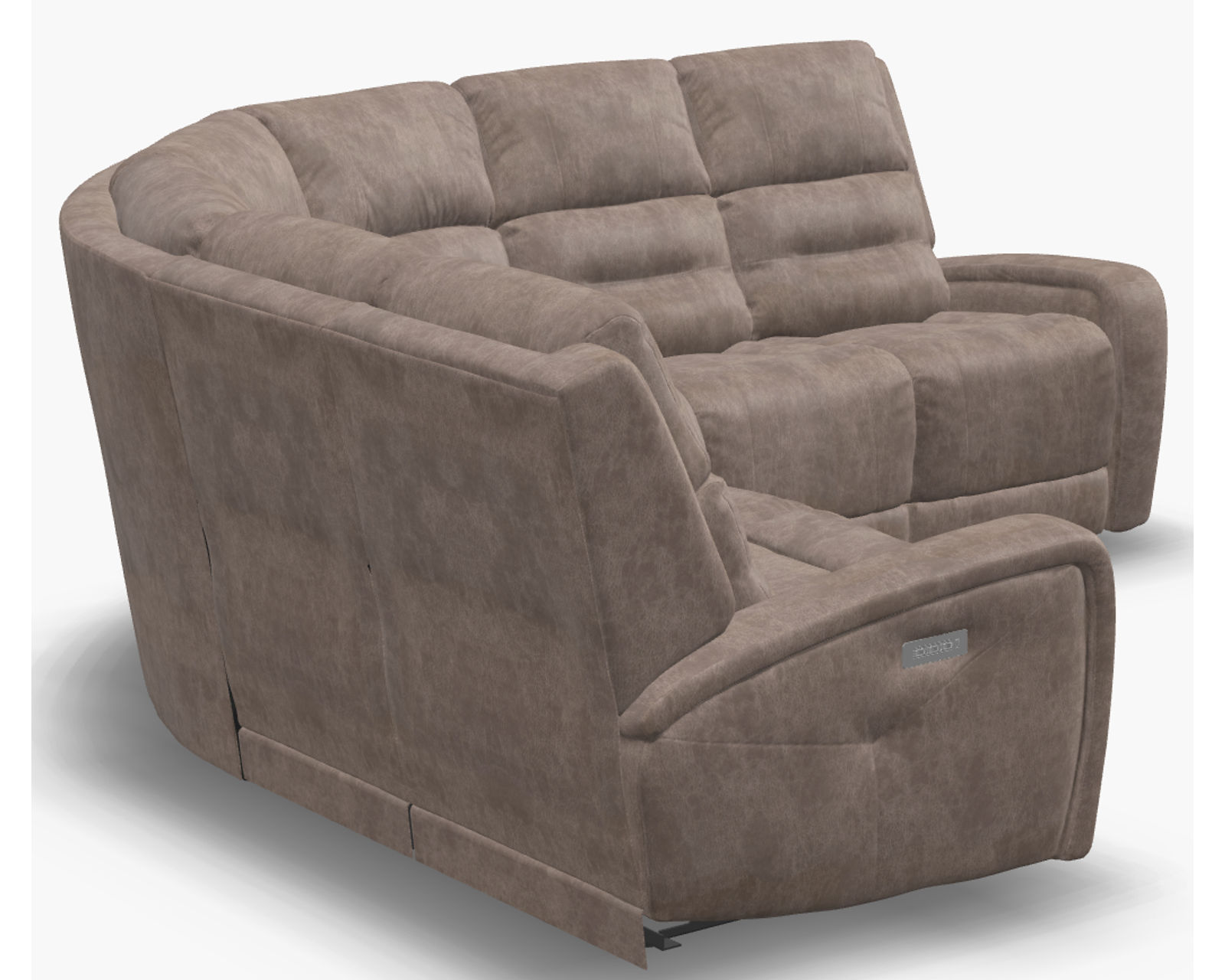 Washington 41067 Power Headrest Power Reclining Sectional (Made to order) - Image 12