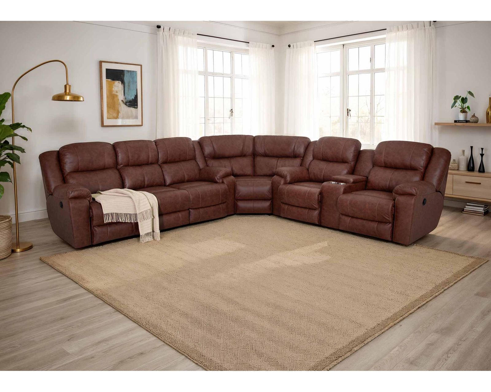 Canyon 306 Three-Piece Reclining Sectional (Big Comfort. Smart Features. Made for the Whole Family) - Image 6