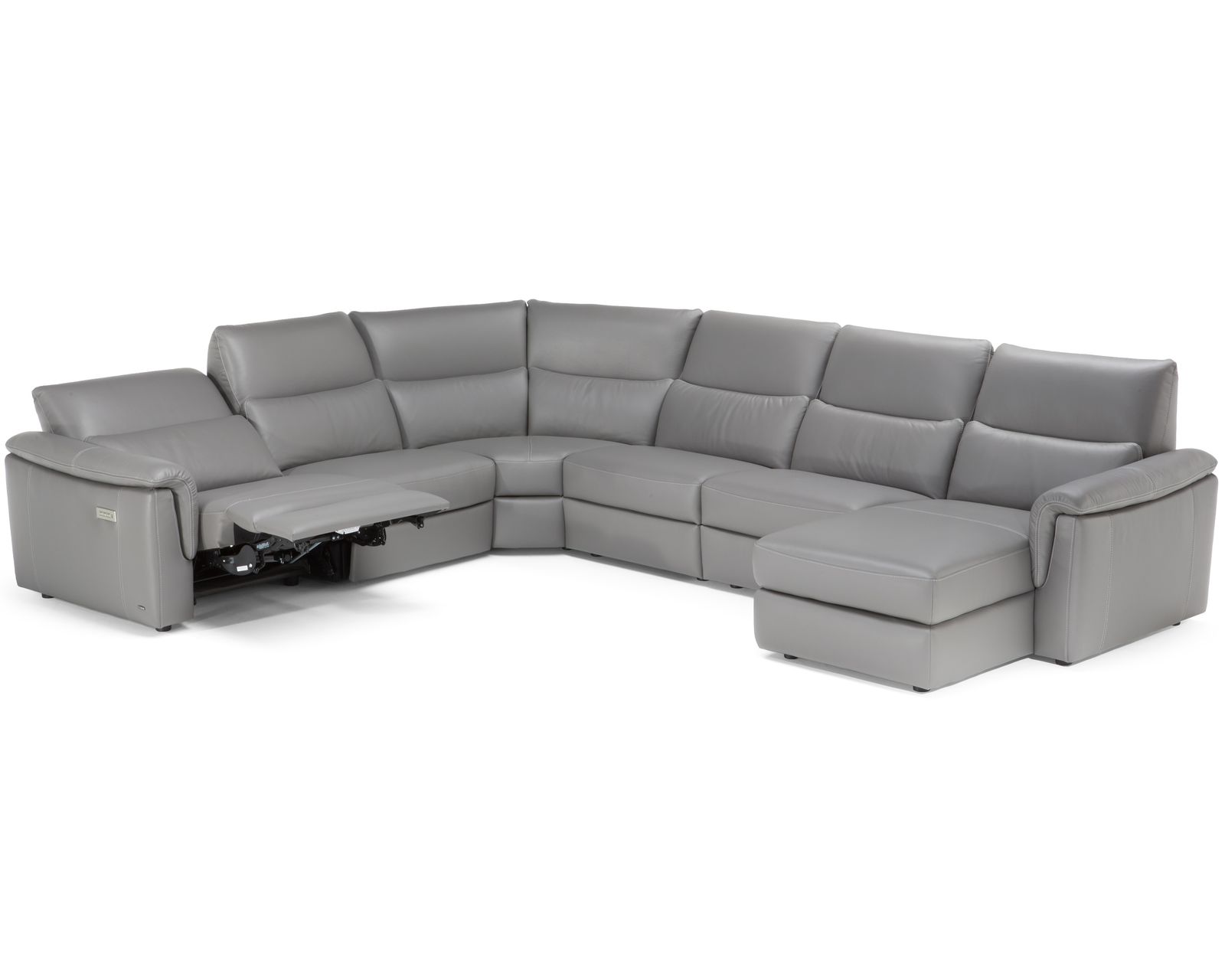 Amorevole C176 Triple Power Reclining Sectional (+50 leathers) - Image 4