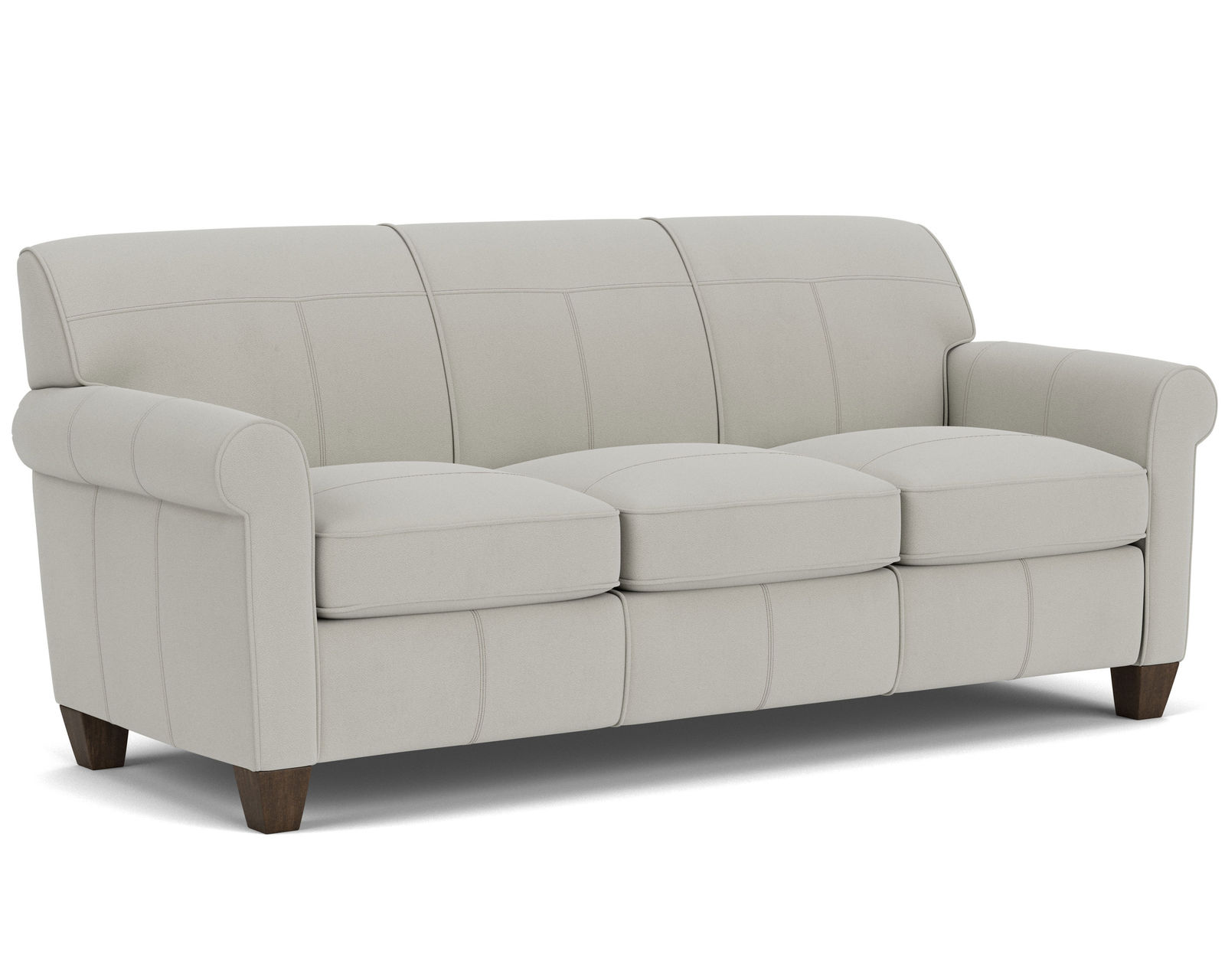 Dana 82" Stationary Leather Sofa (Leather choices) - Image 2