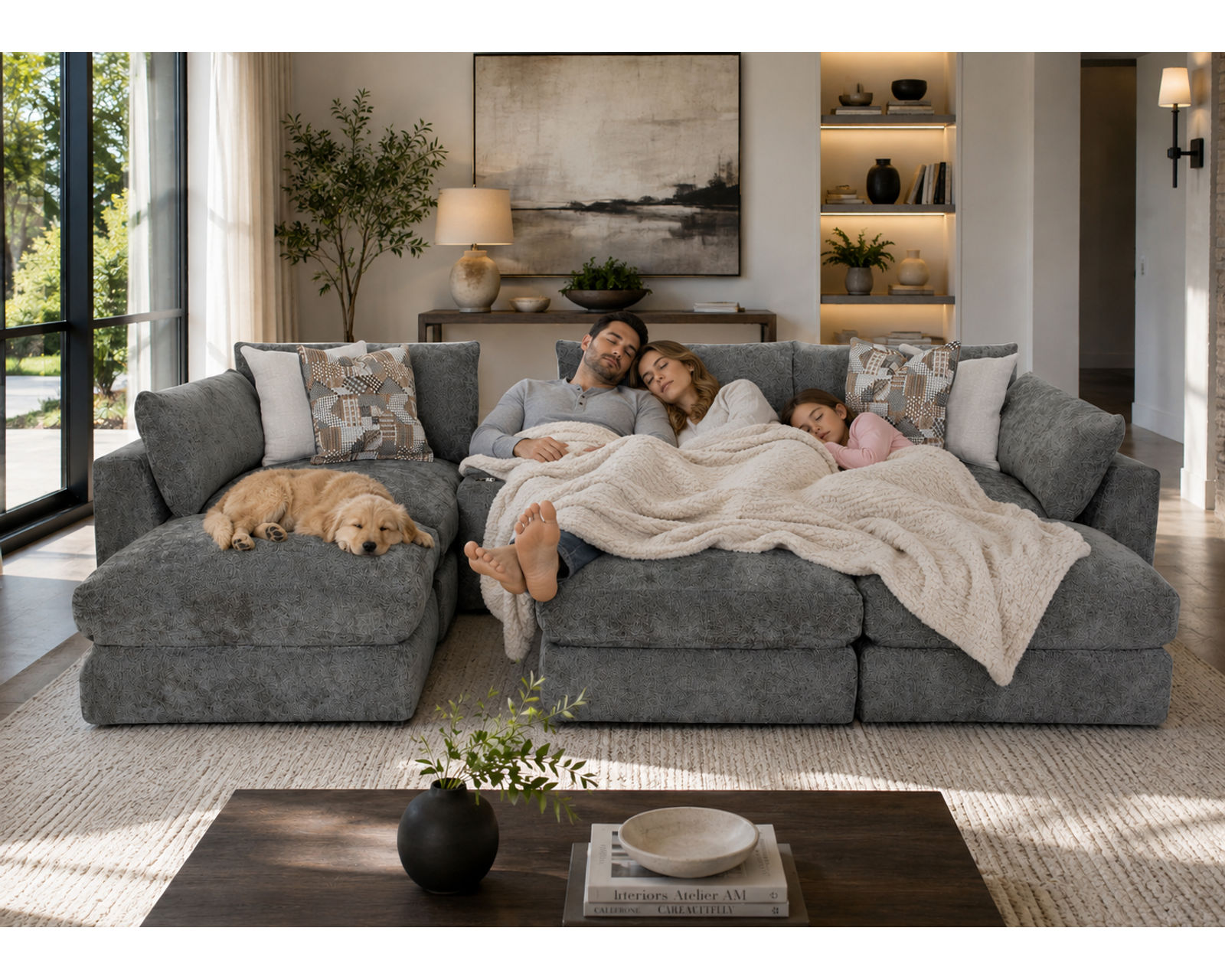 Seurat 965 Modular EXTRA Deep Seated Sectional (Stretch Out. Settle In. Stay Awhile) - Image 14