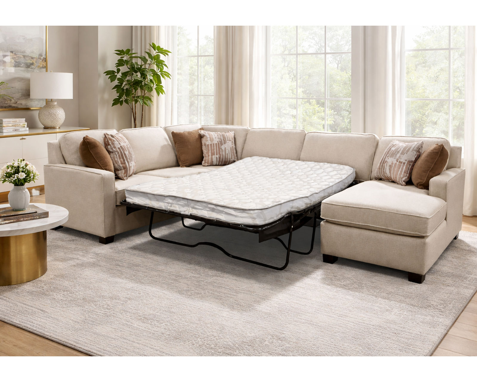 Nola Sleeper Sectional (+101 Standard and Performance Fabrics) - Image 3