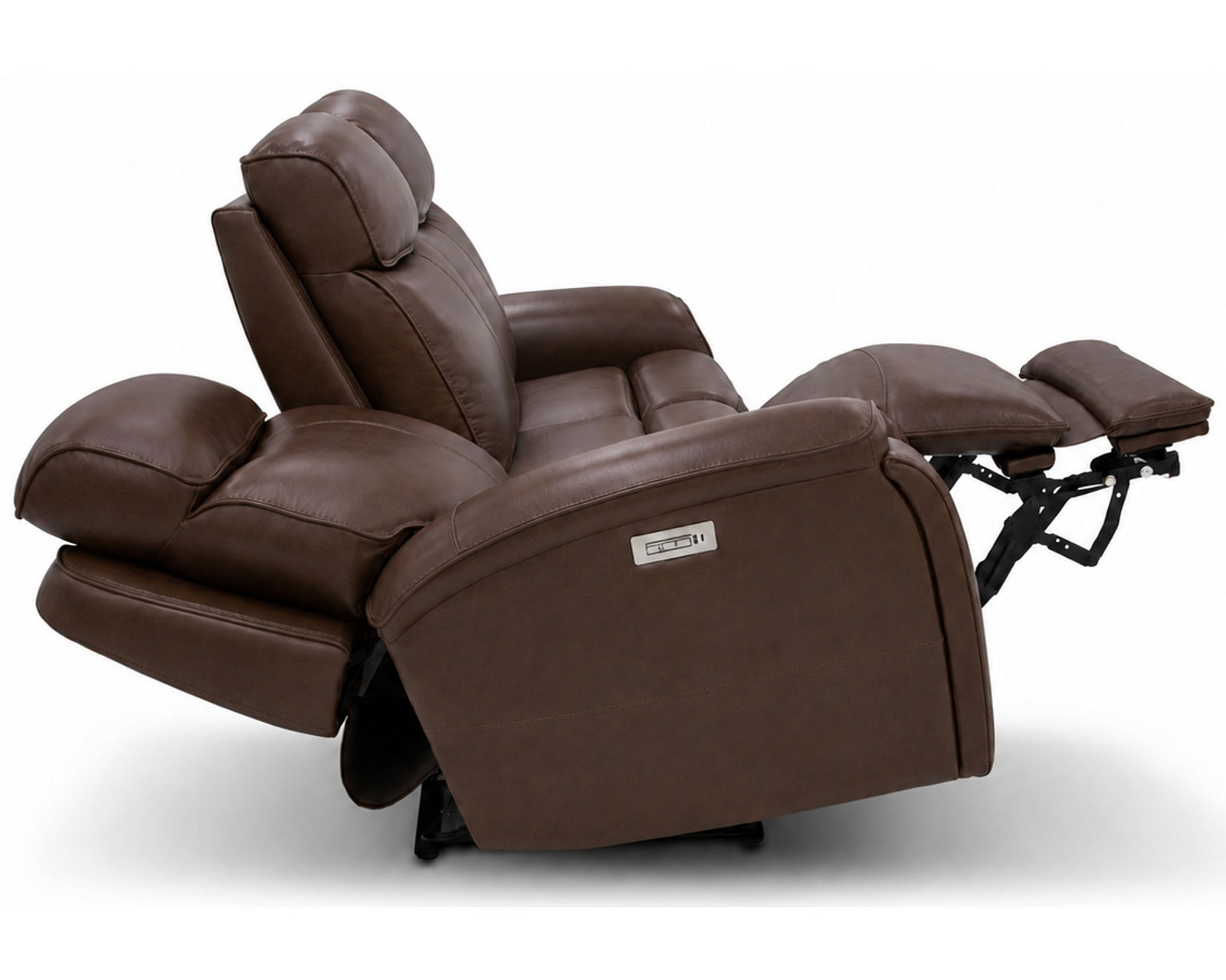 Walker 1580-72 Triple Power Leather Reclining 90" Sofa w/Drop down table(2 colors) - Image 7