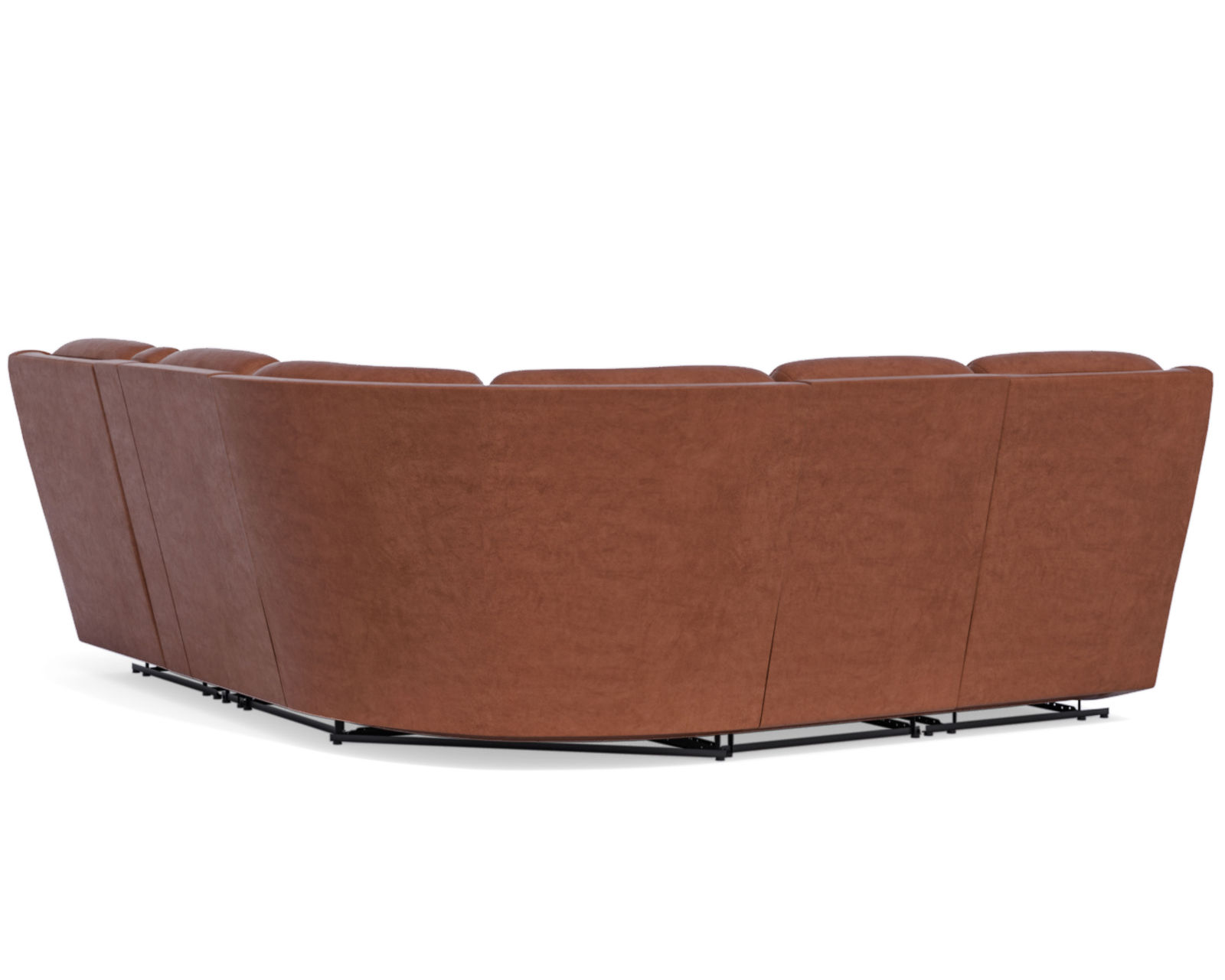 Arlo Leather Reclining Sectional (Colors Available) - Image 8
