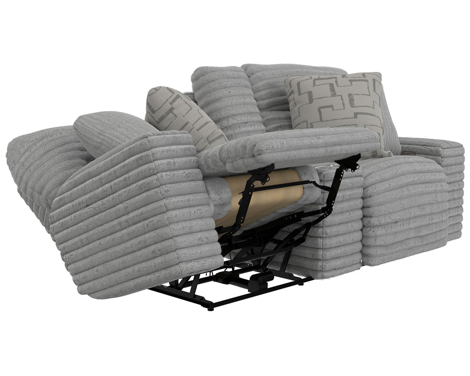 Lynx 101" Extra Wide Power Reclining Sofa with Zero Gravity Recline (2 colors) - Image 4