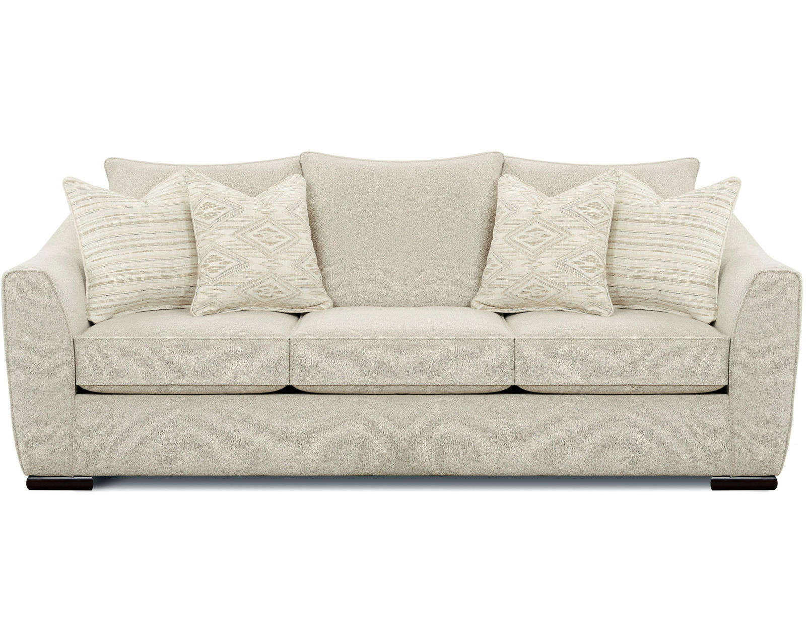 Vibrant Vision Oatmeal 95" Sofa 9770 (Includes pillows)
