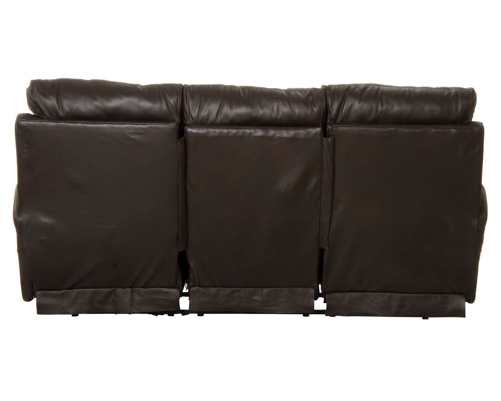 Torretta Leather Power Lay Flat Reclining Sofa in Putty (87") - Image 6