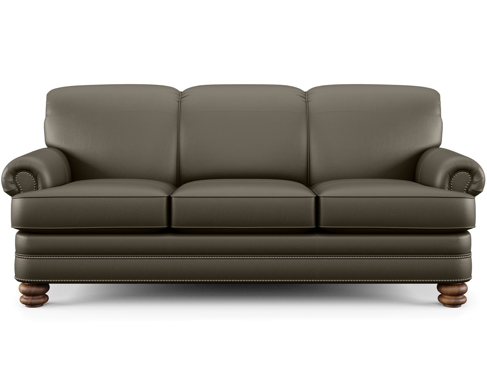 Bay Bridge 3790 Nailhead Sofa (+50 leathers) 85" - Image 4