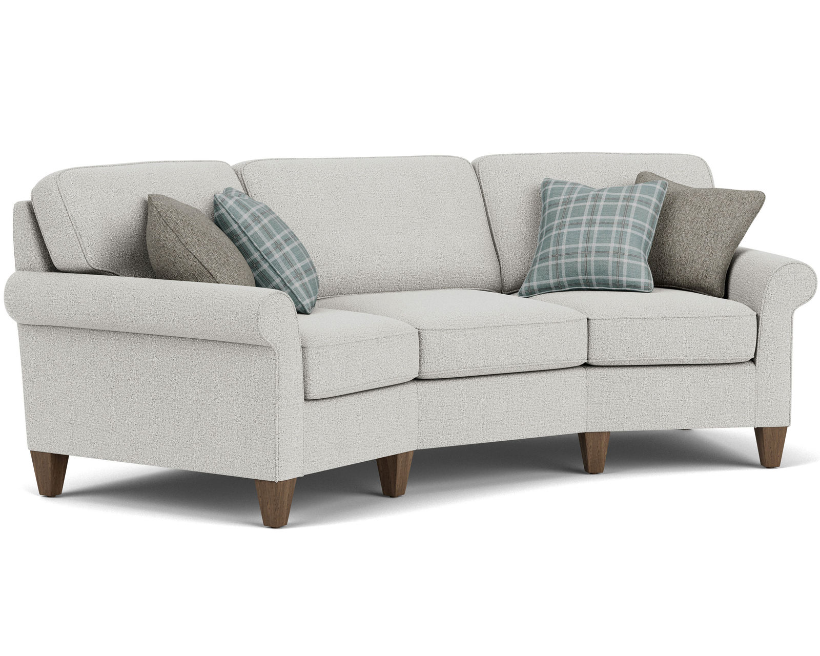 Westside 5979 Curved Conversation Sofa (100+ fabrics) 101"