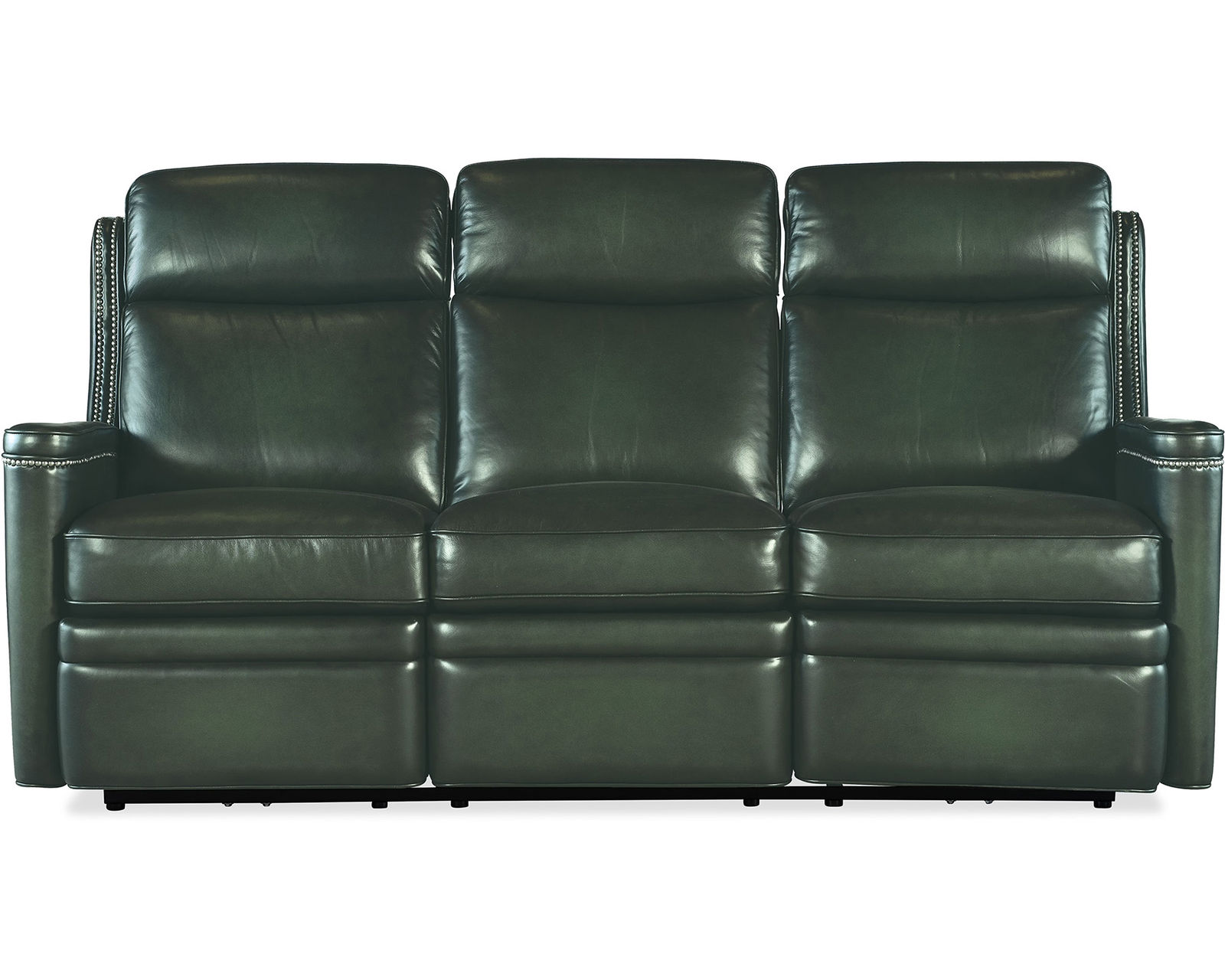Hamilton Zero Gravity Power Headrest Power Reclining Sofa Green (In stock)