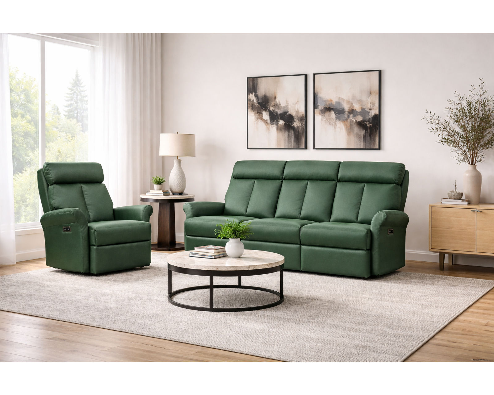 Lisiana 75" Reclining Sofa (+140 leathers) - Image 15