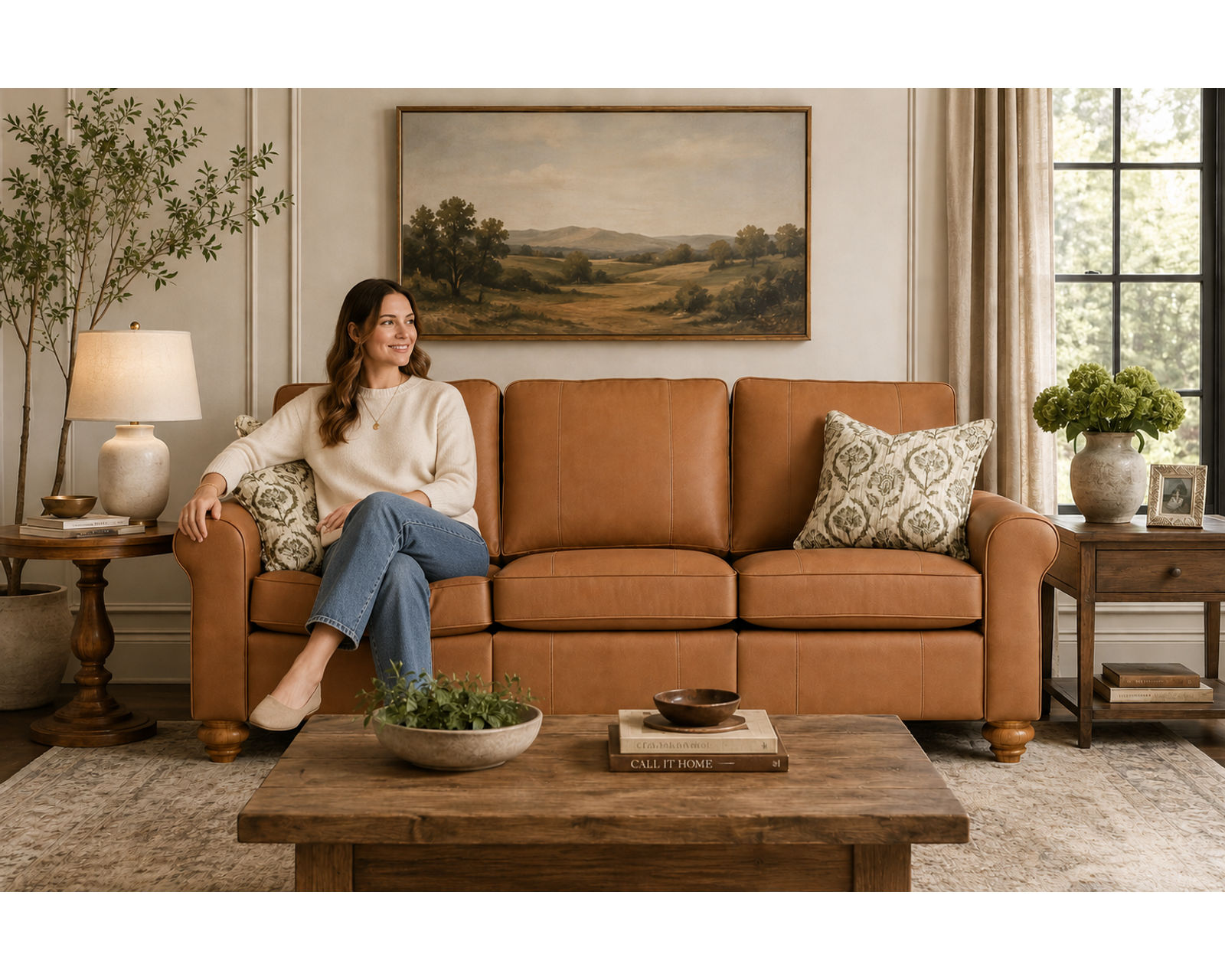 Weston 88" Leather Power Incliner Sofa (+40 leathers) - Image 29