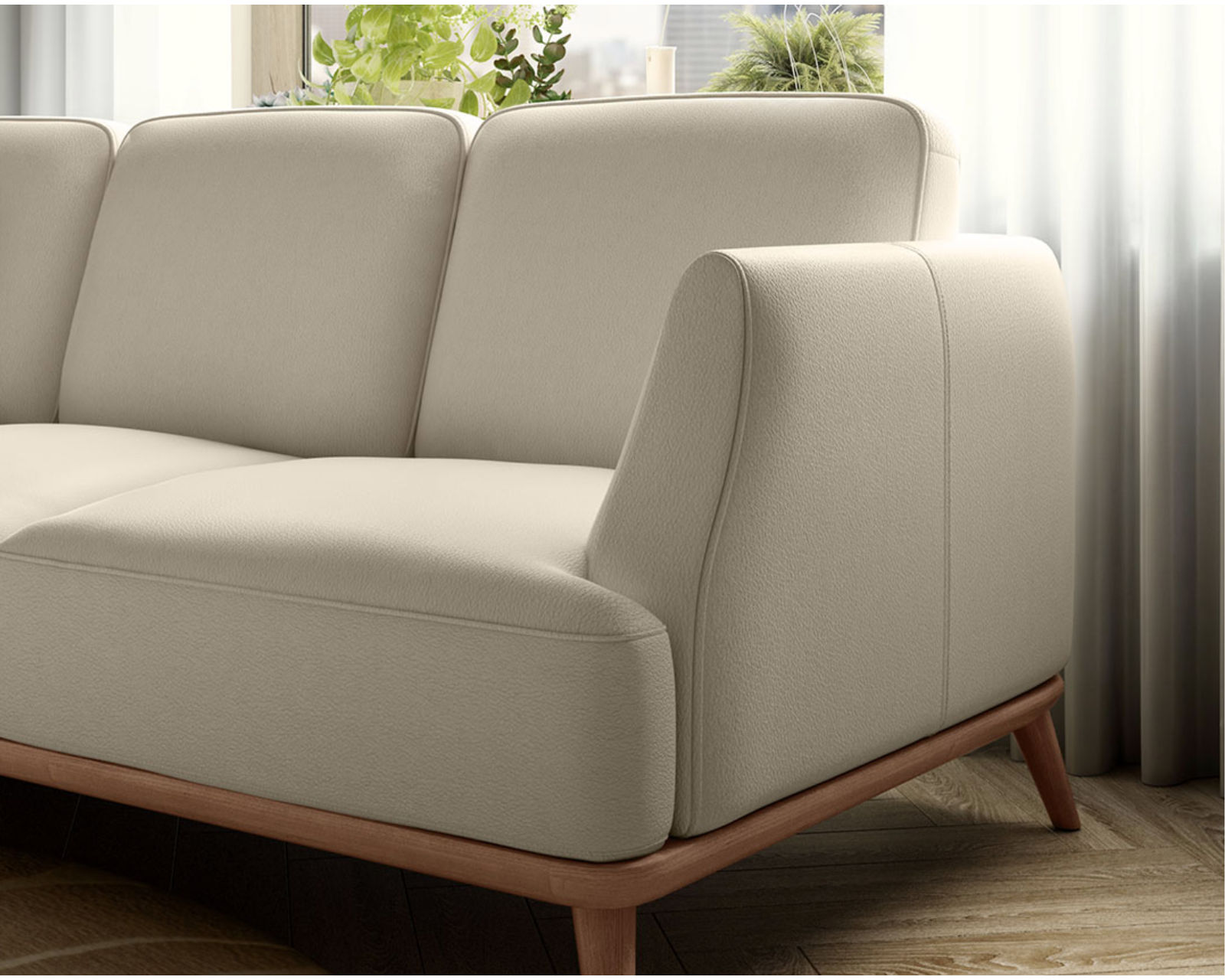 Charlotte C314 Sofa (77" or 92") +50 leathers - Image 7