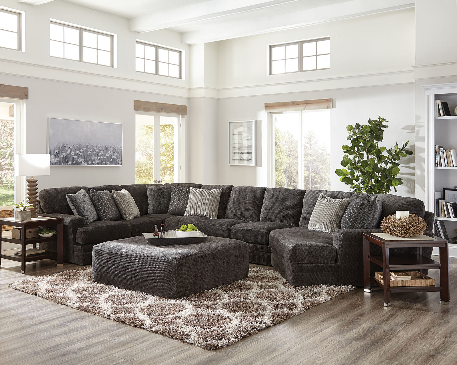 Mammoth Sectional in Smoke (15 Pieces Available) - Image 25
