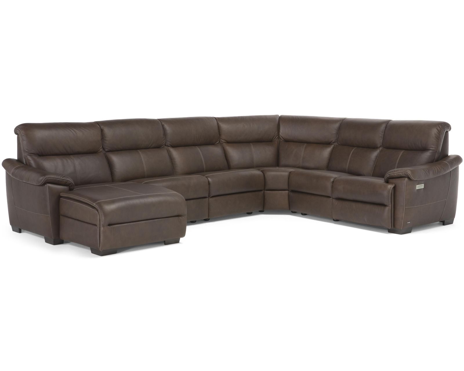 Potenza C063 Triple Power Reclining Sectional (+50 leathers) - Image 3