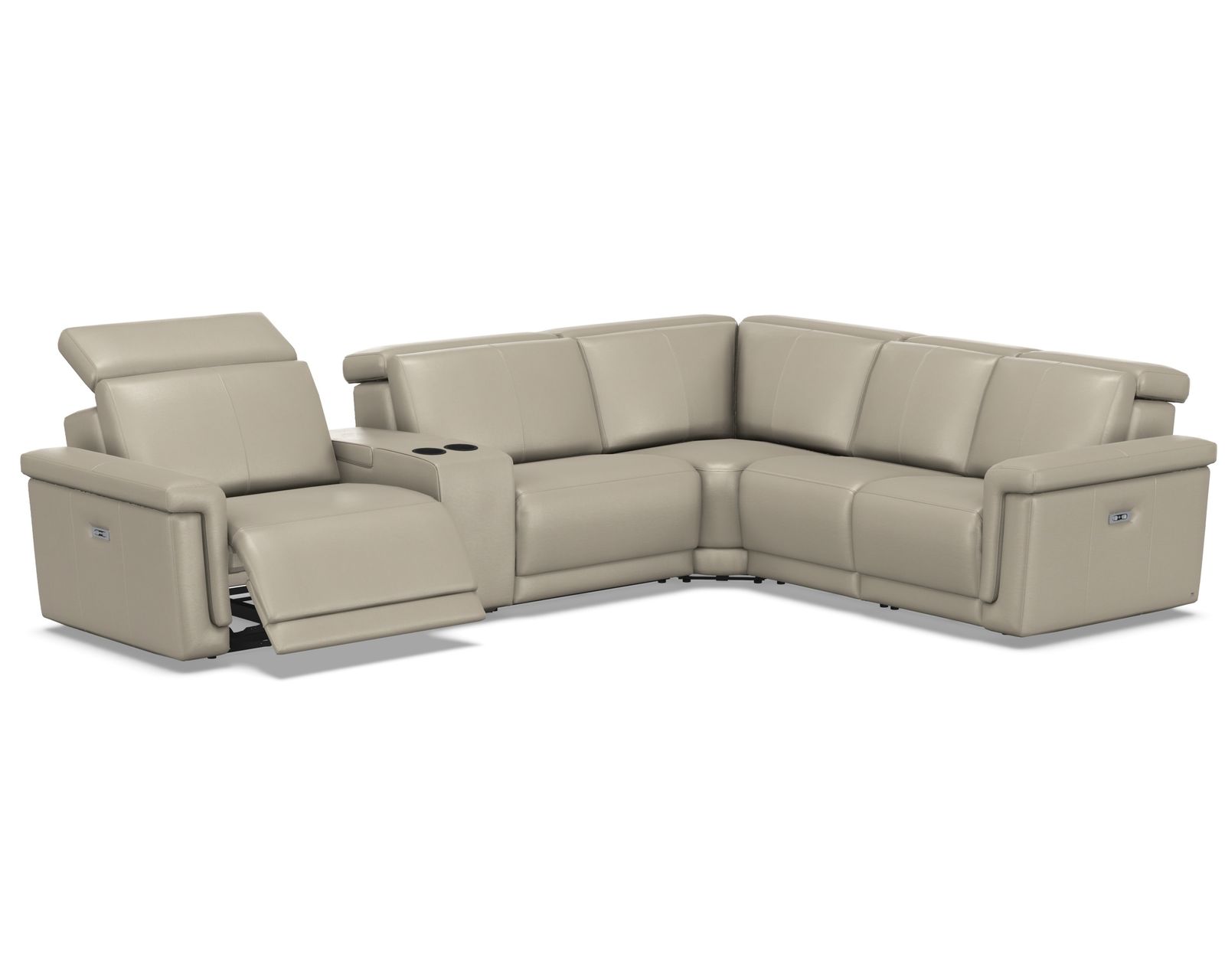 Nevin 3005 Power Headrest Power Reclining Sectional (standard and wide width) +140 leathers - Image 21
