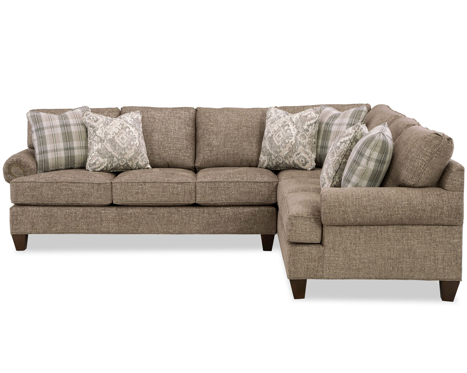 C9 Stationary Sectional (100+ Performance fabrics) Make it Yours - Image 3