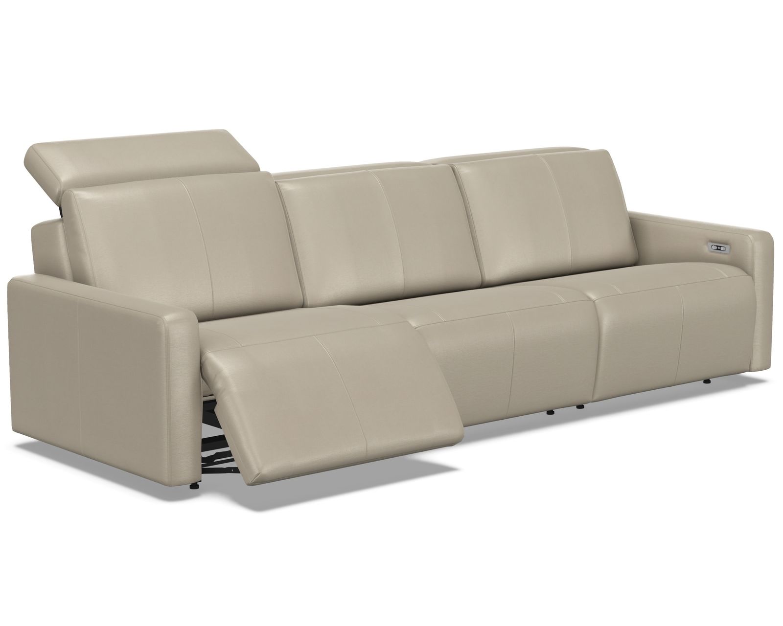 Patty Dual Power Reclining Sofa — Available in Standard & Wide Cushions, 140+ Leather Options, and 77", 80", or 109" Widths - Image 9