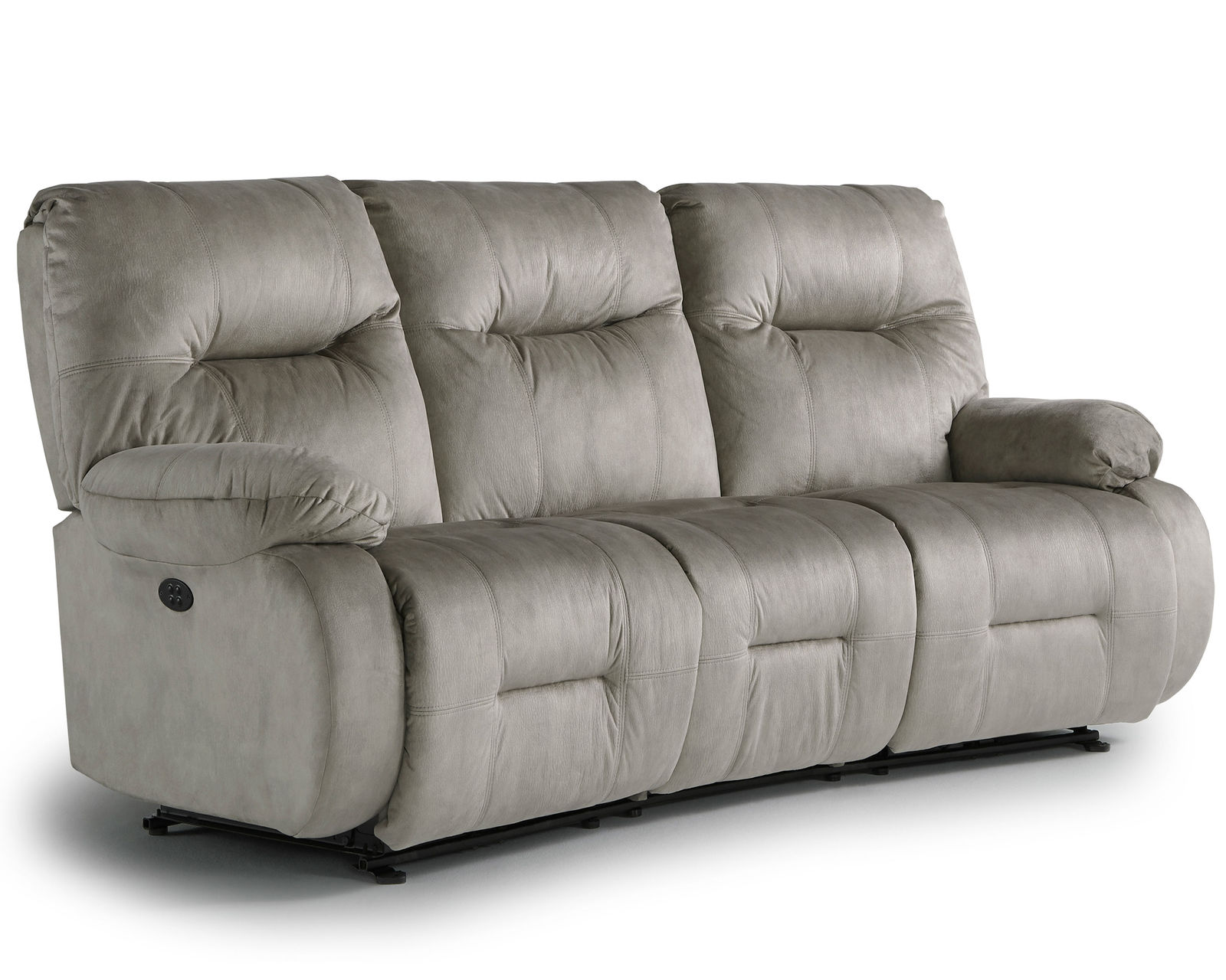 Brinley Double Reclining Console Loveseat (+100 fabrics) - Image 5