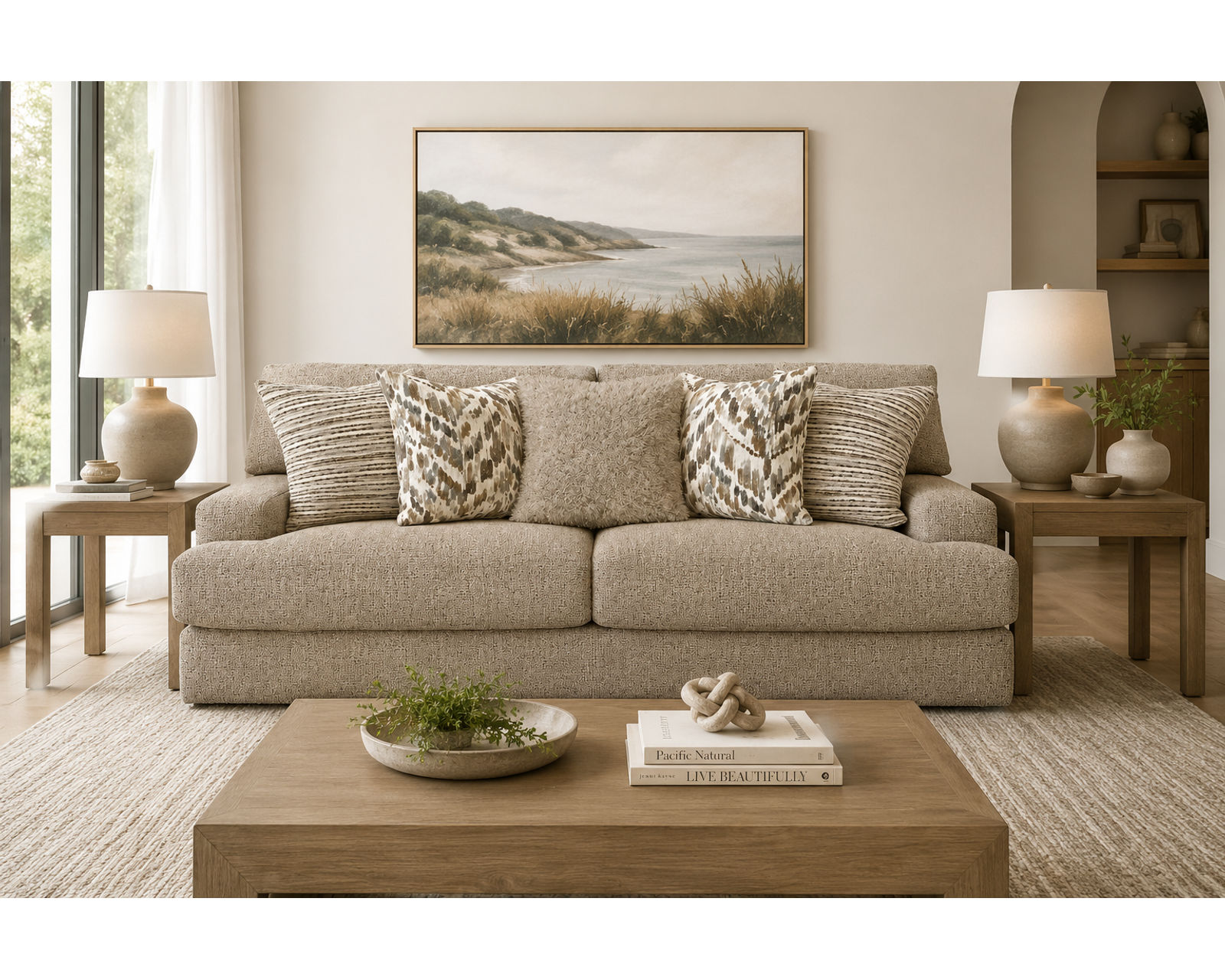 Brett 93" Sofa (2 colors) includes pillows - Image 3
