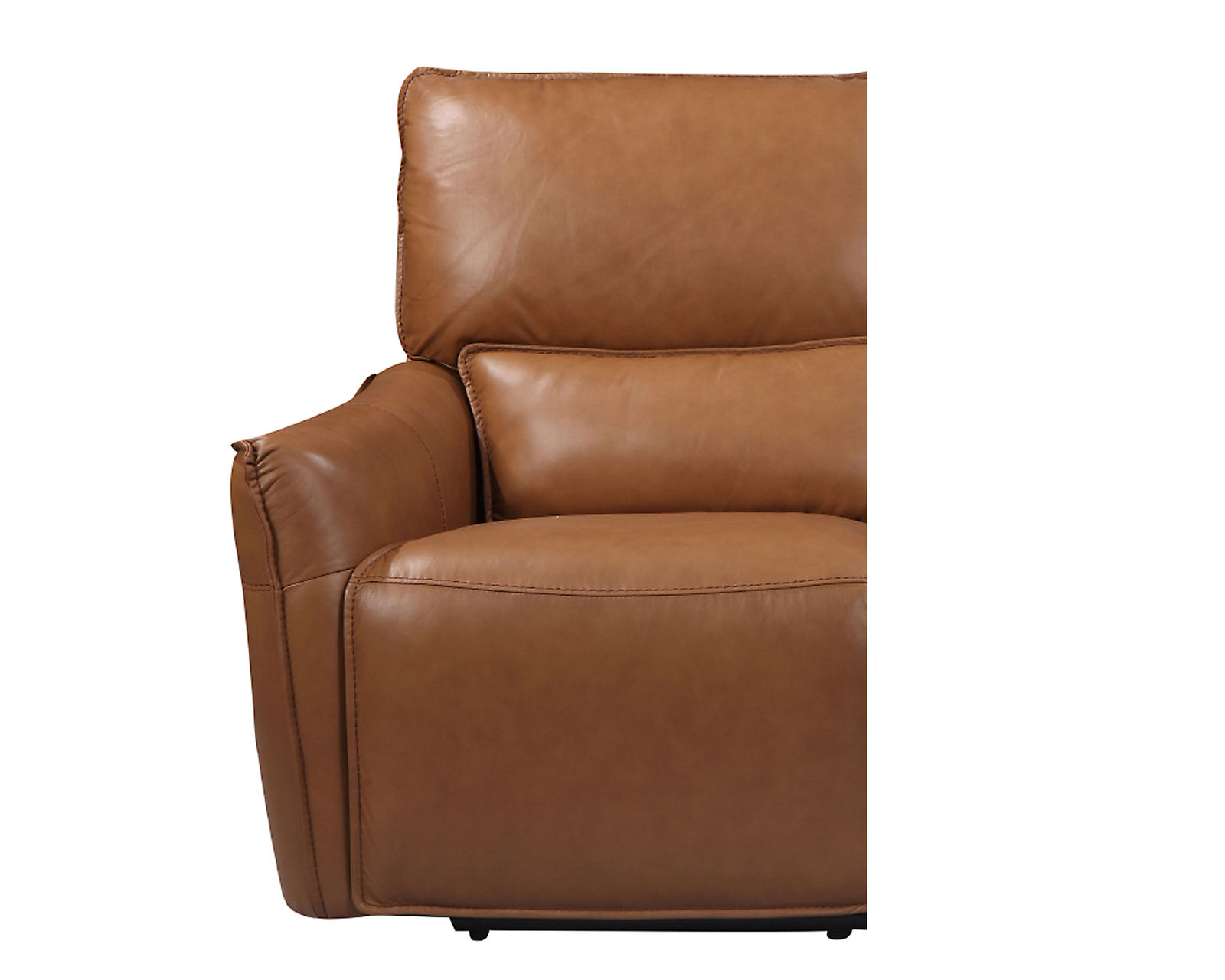 Portland Leather Power Headrest Power Reclining Sofa - Image 2