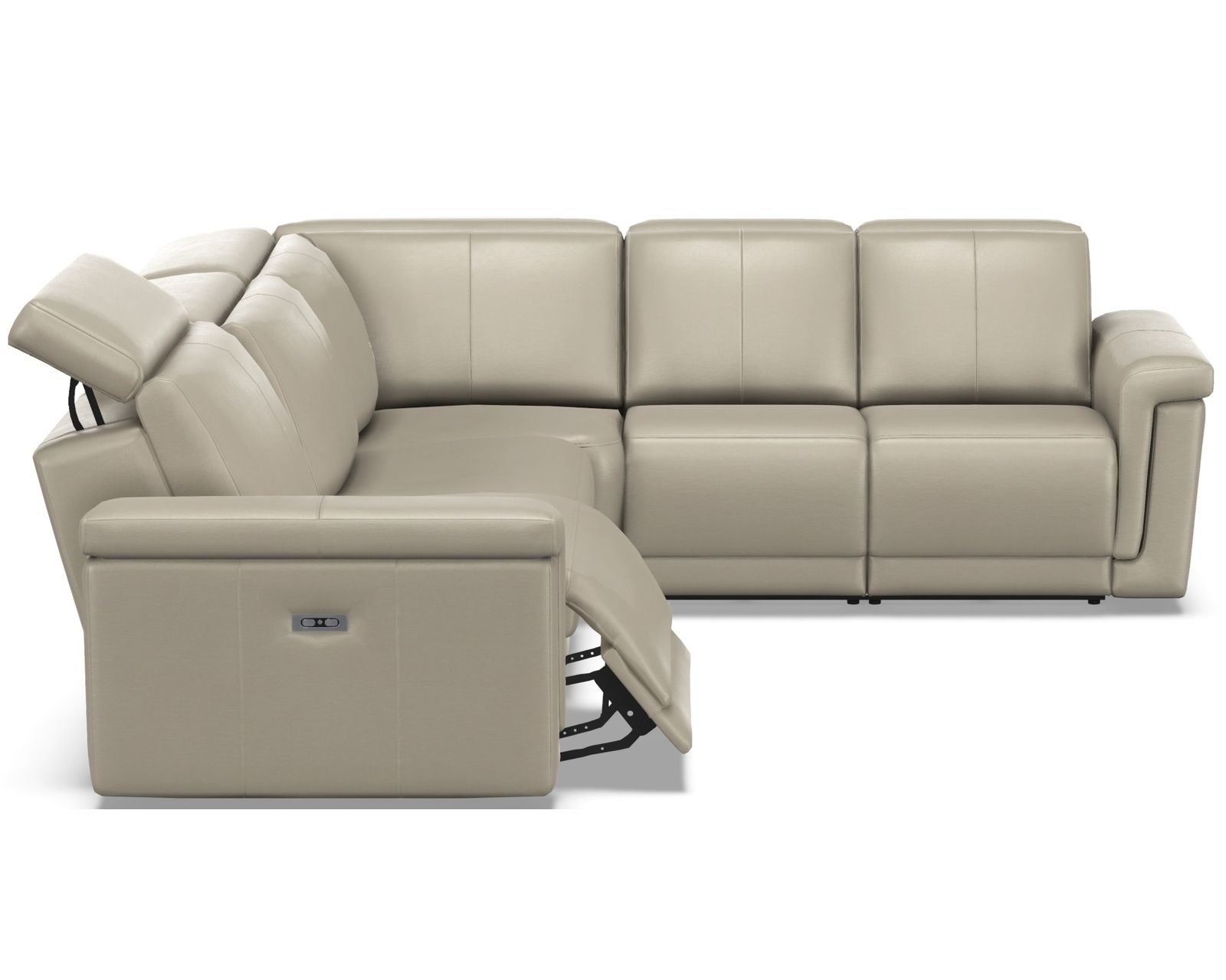 Nevin 3005 Power Headrest Power Reclining Sectional (standard and wide width) +140 leathers - Image 18