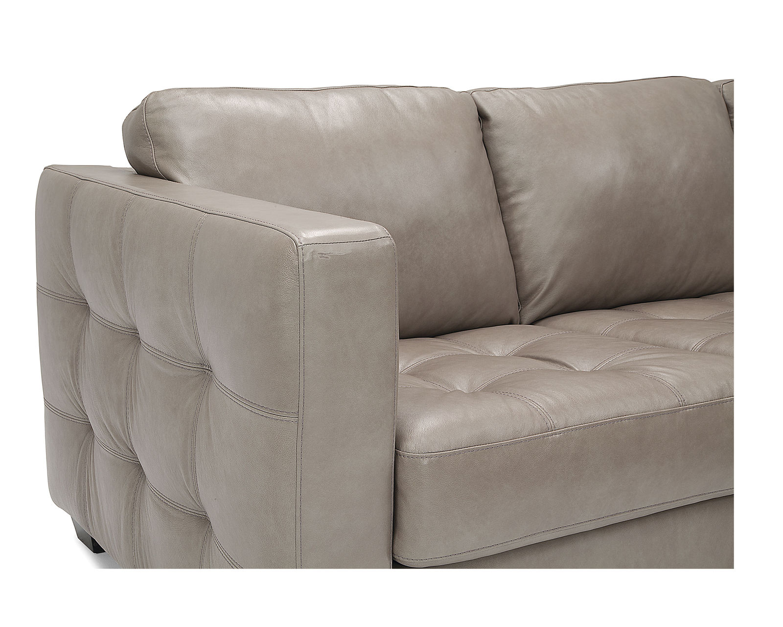 Barrett 77558 Stationary 91" Leather Sofa - Image 16