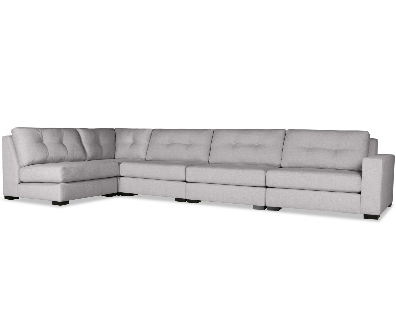 Veranda Buttoned 5 Pieces Modular Sectional B (Choice of Colors)