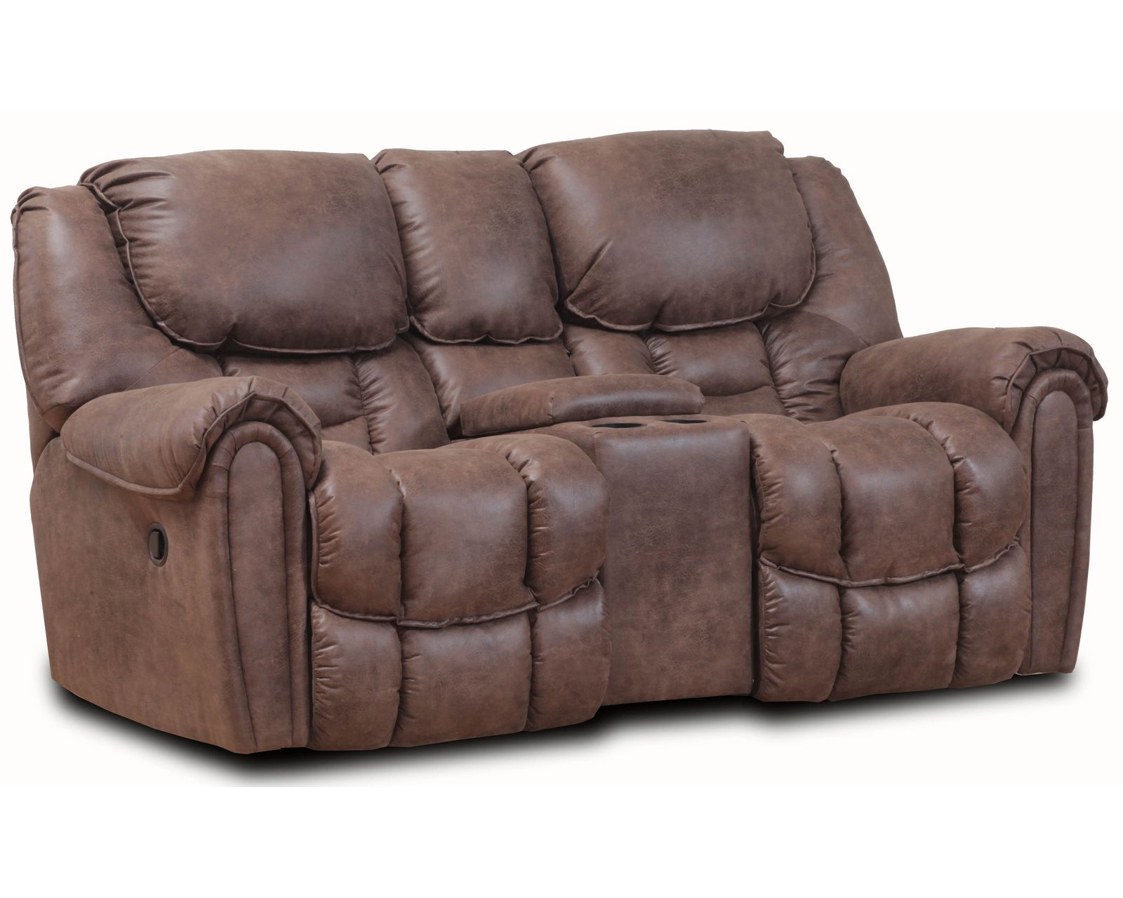 Fallon 90" Double Reclining Sofa Tan (In stock) - Image 4